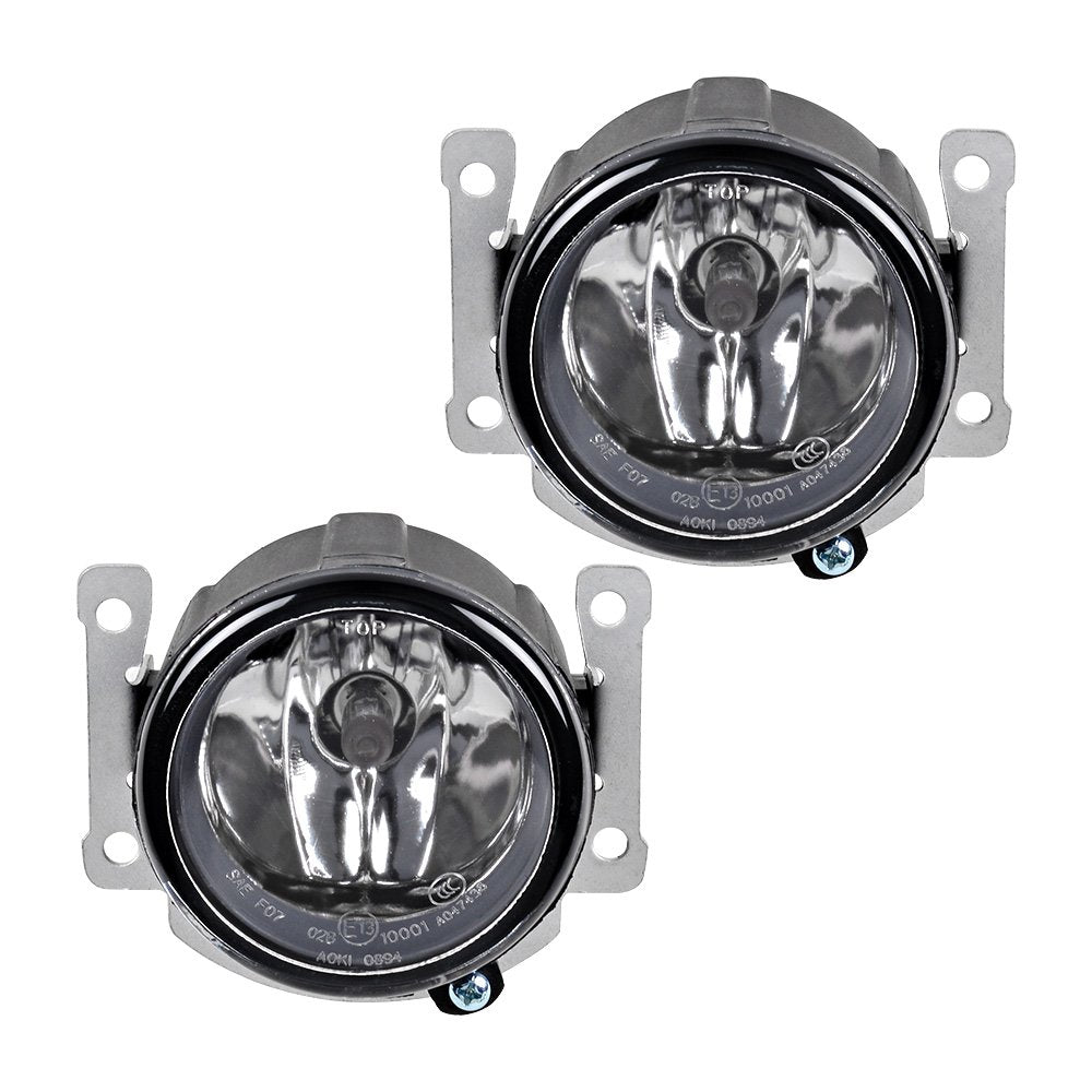 Astra Depot 2X Fog Lights with H11 Bulbs w/Mounting Brackets Replacement For Mitsubishi Outlander RVR ASX