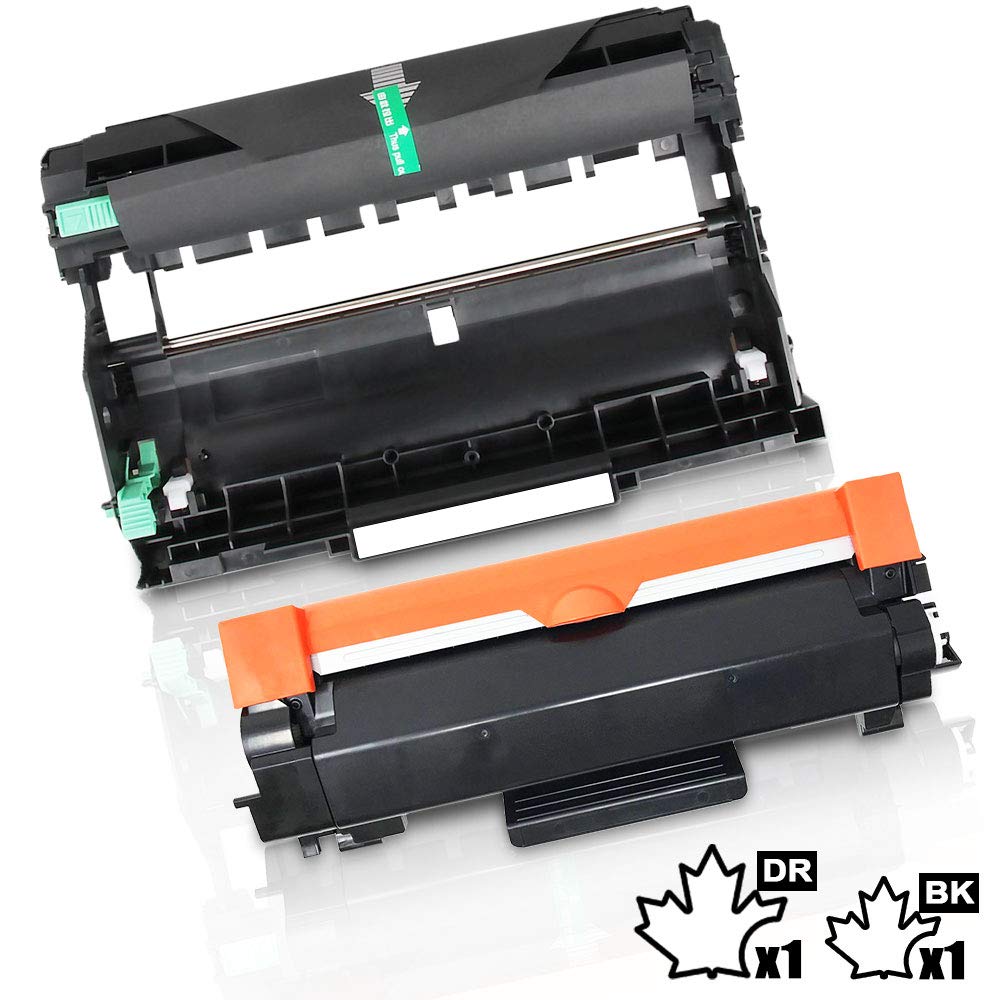 2PK-1 Inkfirst DR730 DR-730 Drum Unit + 1 TN760 TN-760 High Yield Toner Cartridge (CHIP Included) (1 Toner + 1 Drum) Compatible Replacement for Brother HL-L2350DW HL-L2370DW HL-L2370DWXL HL-L2390DW