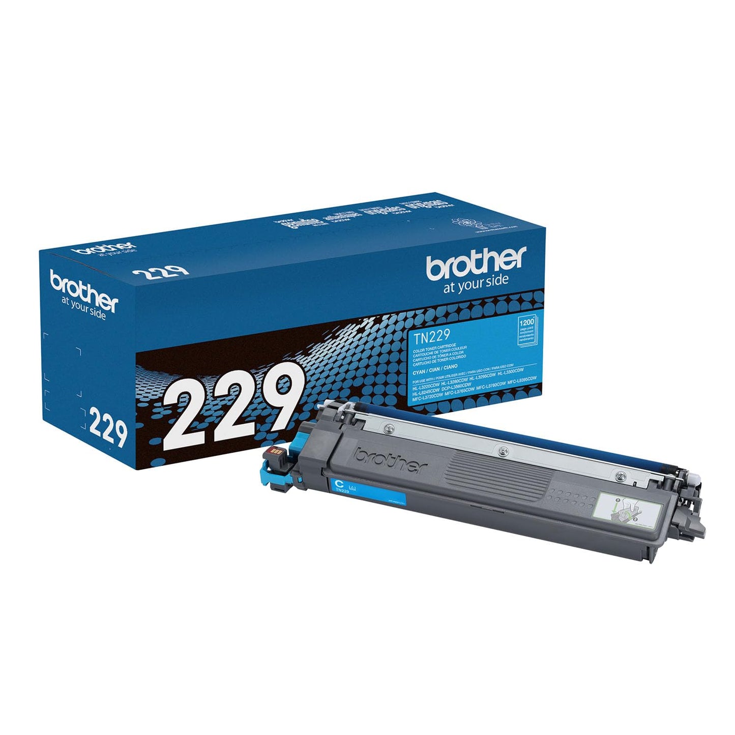 Brother TN229C Standard Yield Cyan Toner Cartridge