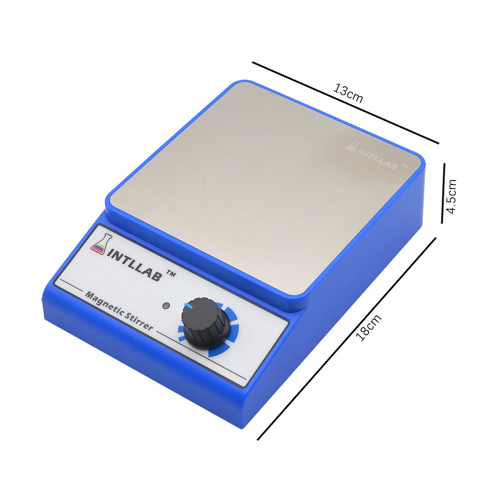 INTLLAB Magnetic Stirrer with 7pcs/Pack Stir Bars Set and 10 inch Length Stir Bar Retriever