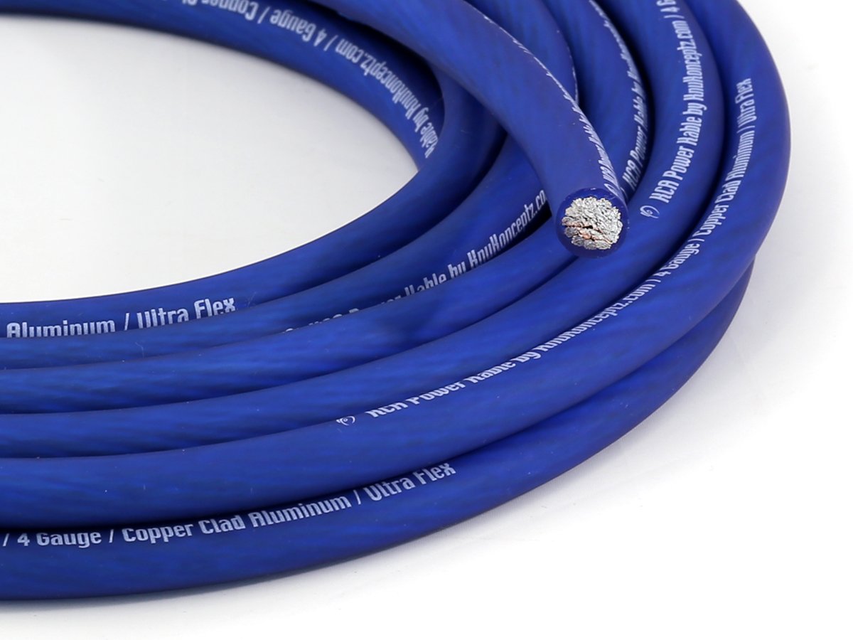 KnuKonceptz KCA Complete Oversized 4 Gauge 2 Channel Subwoofer Amp Installation Wiring Kit