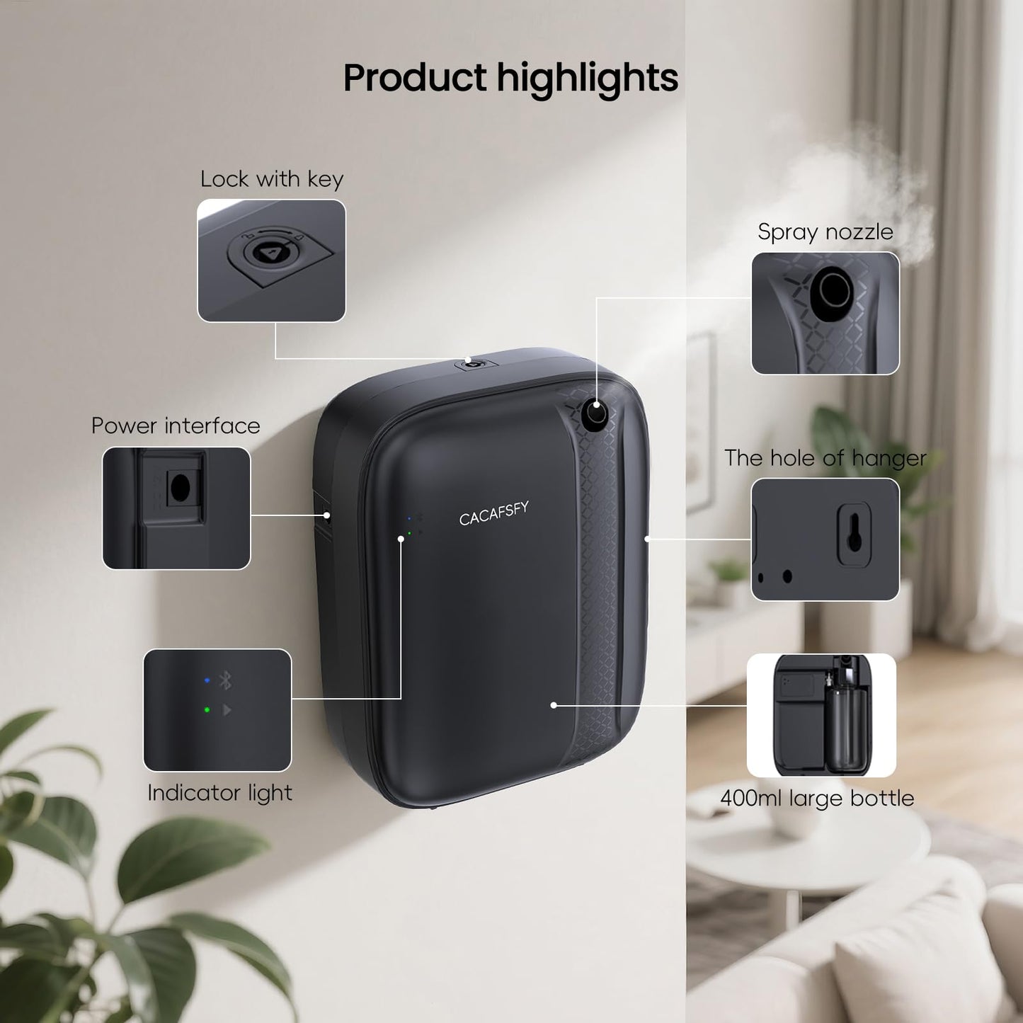 Smart Scent Diffuser for Large Room