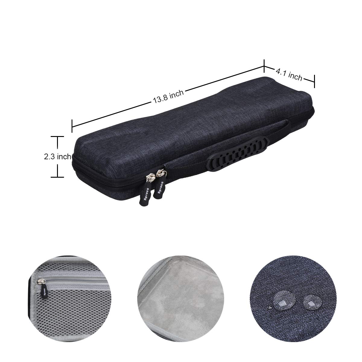 Aproca Hard Carrying Travel Case for Numark DJ2GO2 Pocket DJ Controller