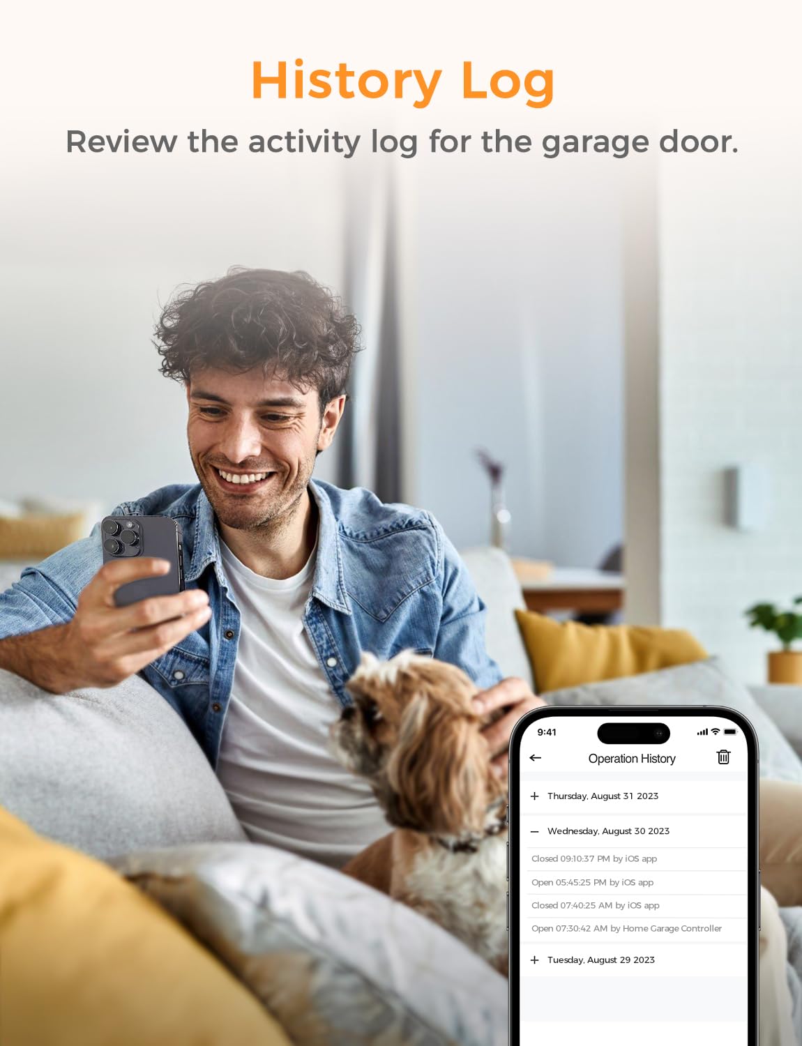 Refoss Smart Wi-Fi Garage Door Opener, Compatible with Apple HomeKit, Siri, Alexa & Google Assistant, Carplay, App Remote Control, Support 2.4GHz WiFi Only