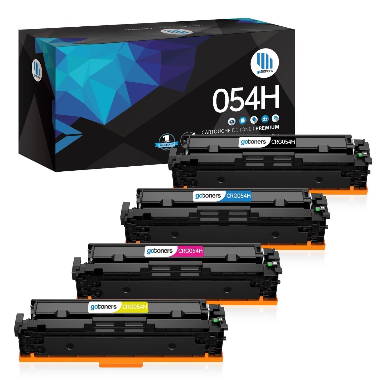 Gotoners Compatible Canon 054 054H CRG054 CRG054H Toner for MF642Cdw MF644Cdw LBP622Cdw MF640C, SENSYS LBP620C LBP621Cw LBP623Cw MF641Cw MF643Cw MF645Cx