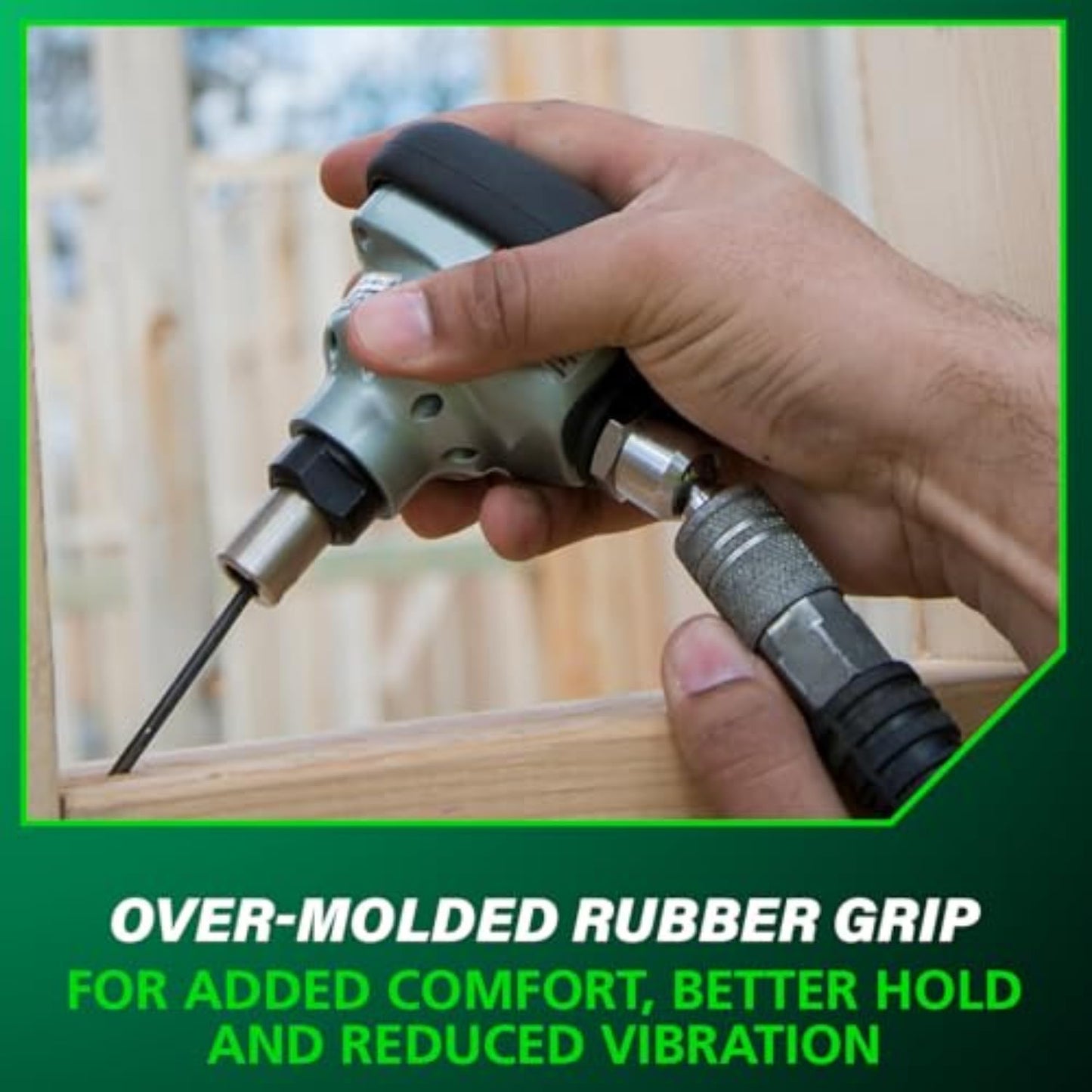 Metabo HPT Palm Nailer | Pro Preferred Brand of Pneumatic Nailers | Over-Molded Rubber Grip | 360 Degree Swivel Fitting | Magnetic Nose | Ideal for Tight Spaces | 5-Year Warranty | NH90AB
