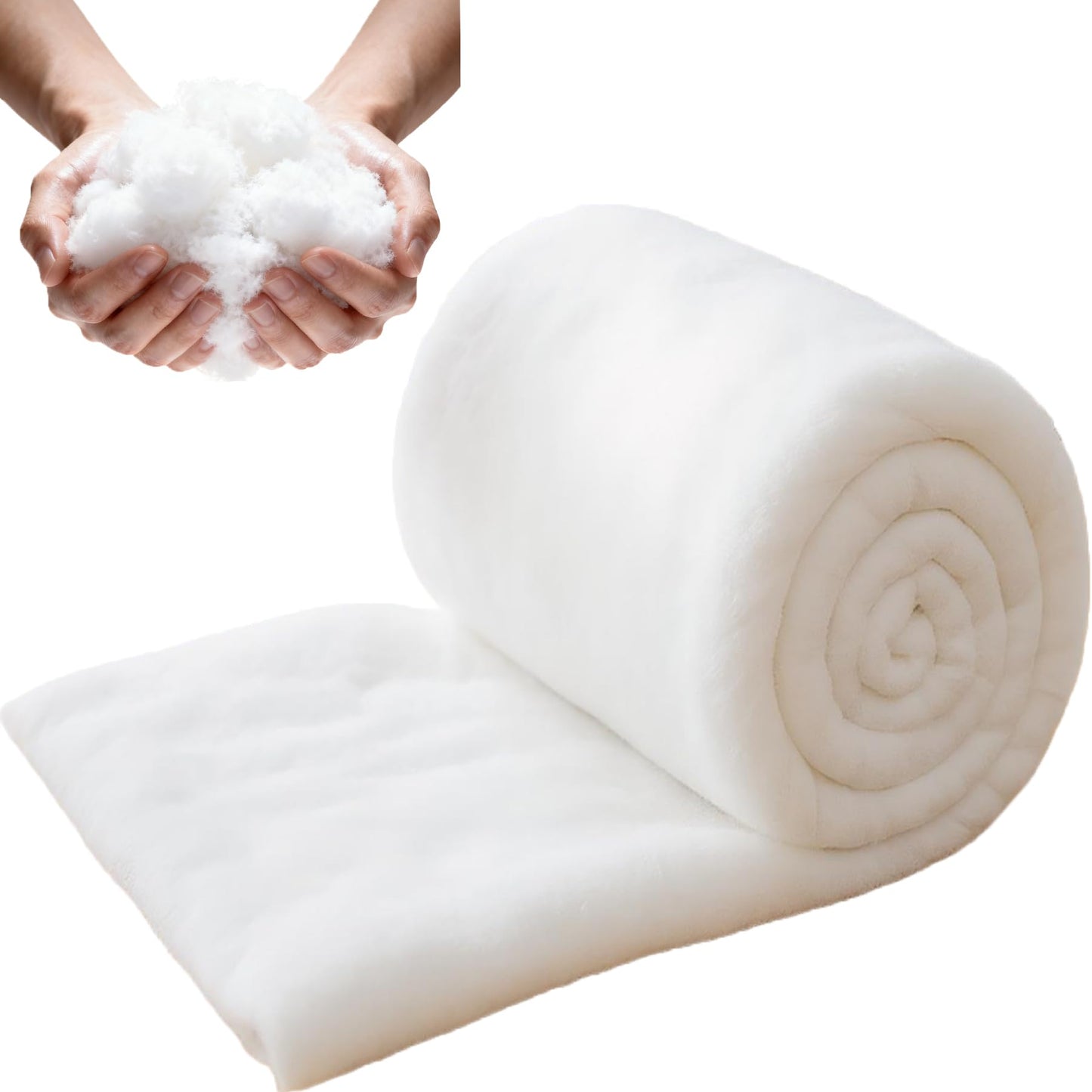 Upholstery Batting, Dacron Polyester Cushion Wrap for Foam Padding, Cushions & DIY Upholstery Projects