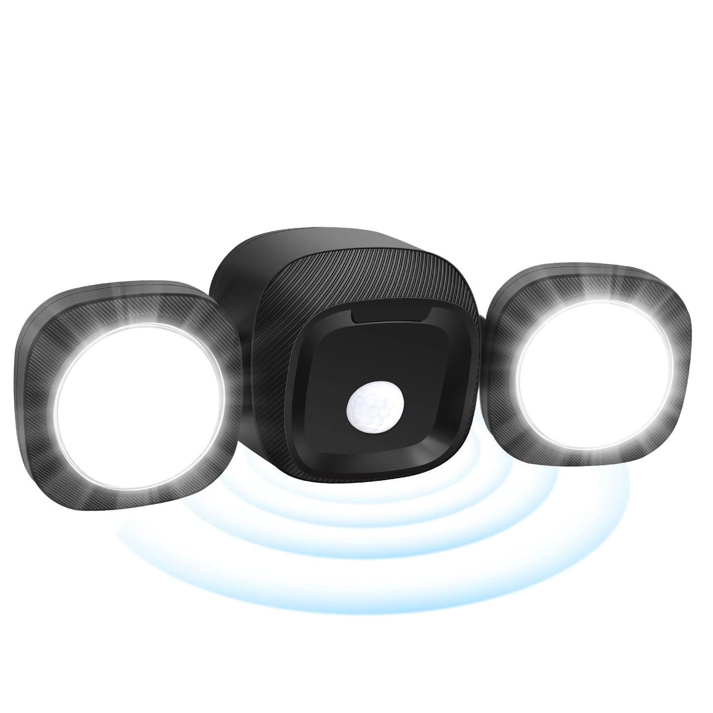 Battery-Operated Motion Sensor Outdoor Lights - Wireless Led Flood Lights with Detector, IP65 Waterproof Battery Powered Outdoor Lights for Outside House Garage Porch Yard Exterior Light