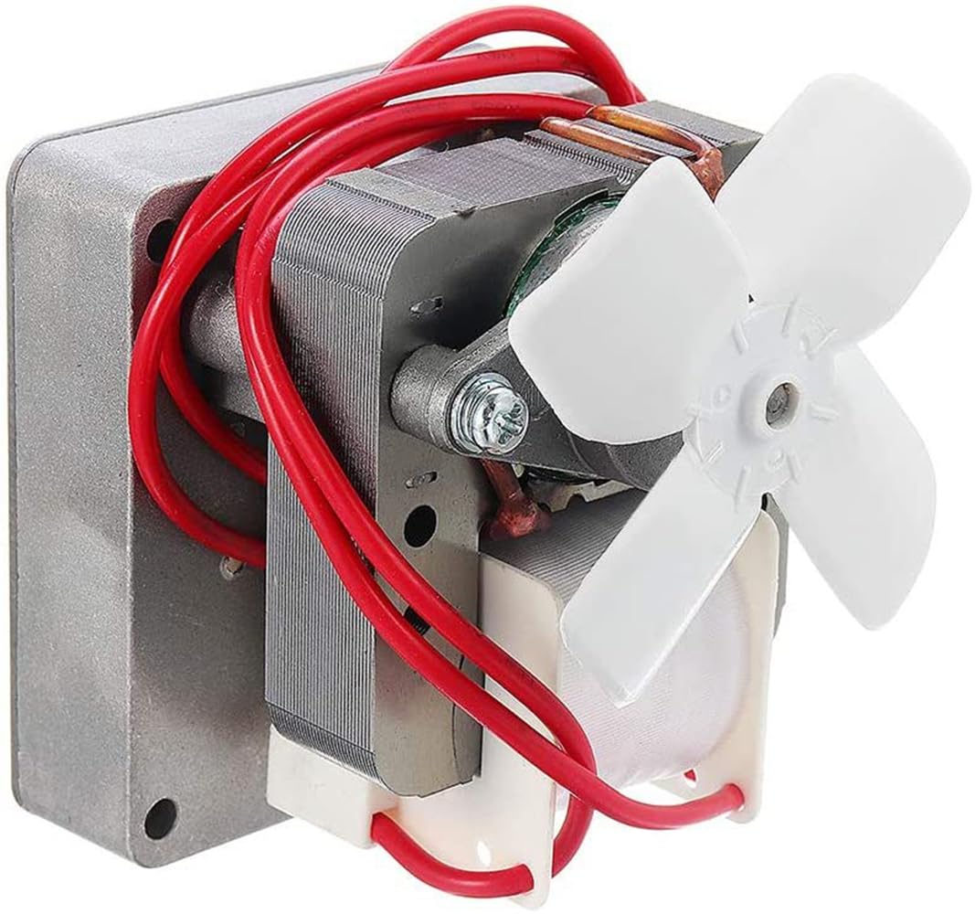 Upgraded 2RPM Auger Motor Replacement Parts Compatible for Traeger, Pit Boss, Camp Chef Wood Pellet Grills Smokers, AC120V 60Hz 2 Pole Universal Feeding Gear (Silver White)