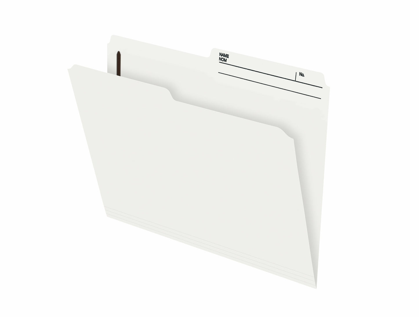 Pendaflex File Folders, Slimtrim, 1/2 Cut Right Tab, Letter Size, Ivory, Durable Paper Stock, 100/Box, Ideal for Office, Home, or School Organization, Made in Canada, Reversible File Organizers
