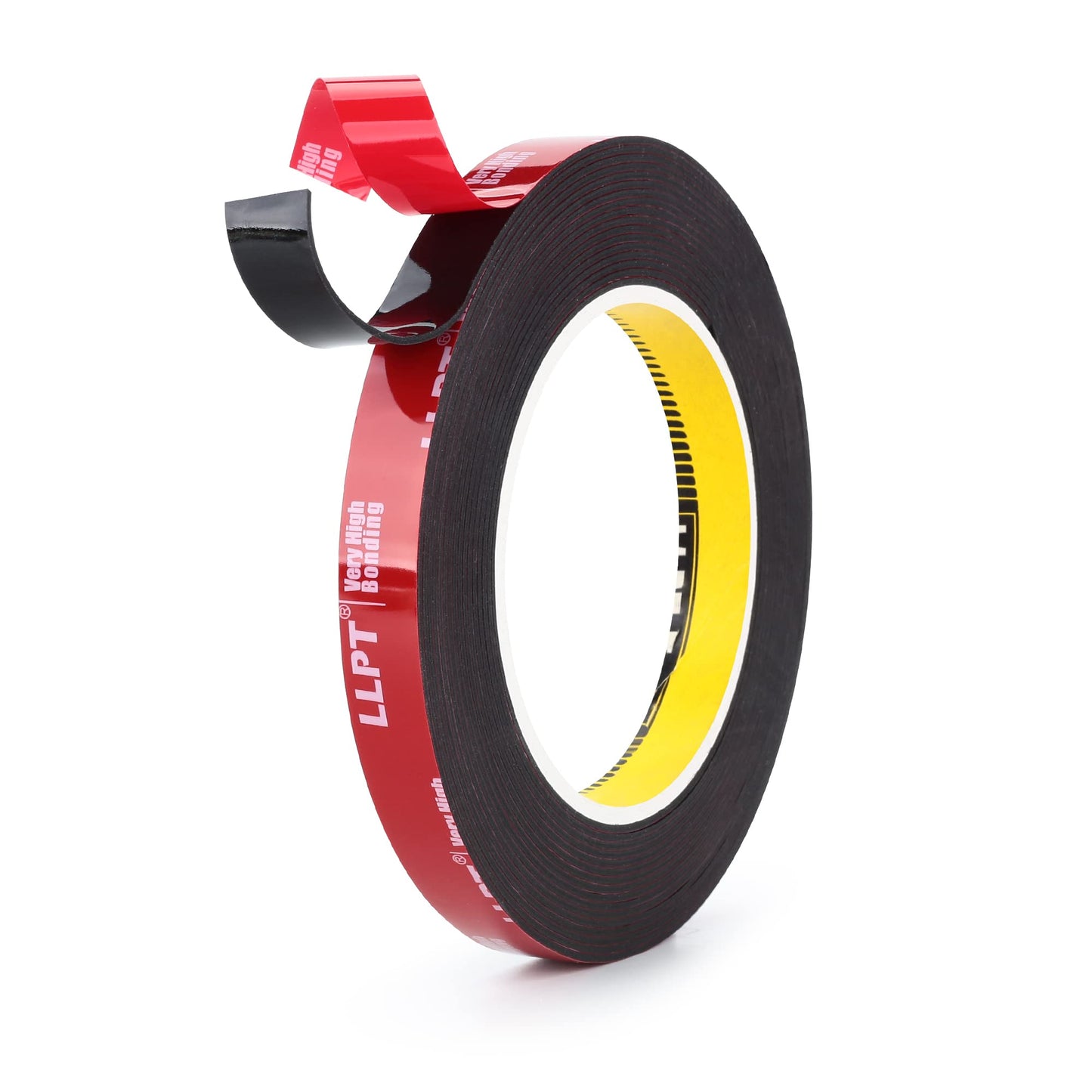 LLPT Double Sided Tape Mounting Tape 2" x 18 Ft Heavy Duty Waterproof Black Foam Tape for Home Office Automotive Decorations Mountings Compatible with 3M 5952 (G595250mm)