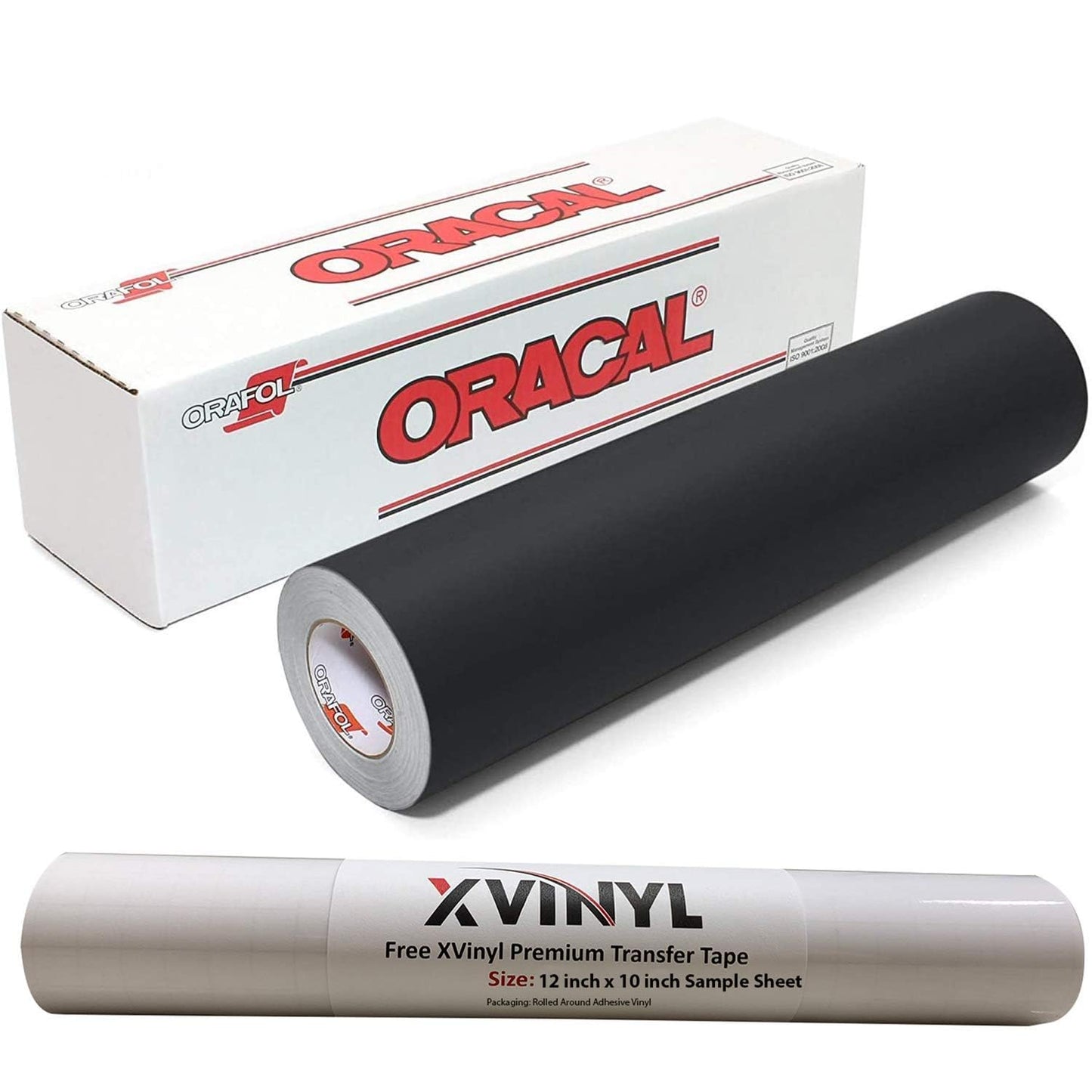 Oracal 631 Matte Removable Adhesive Matte Craft Vinyl for DIY Projects Like Decal Bumper Wall Window Mugs Cups Tumbler Sticker - Bonus MapleLeaf Decal (Black, 12 Inch x 20ft)