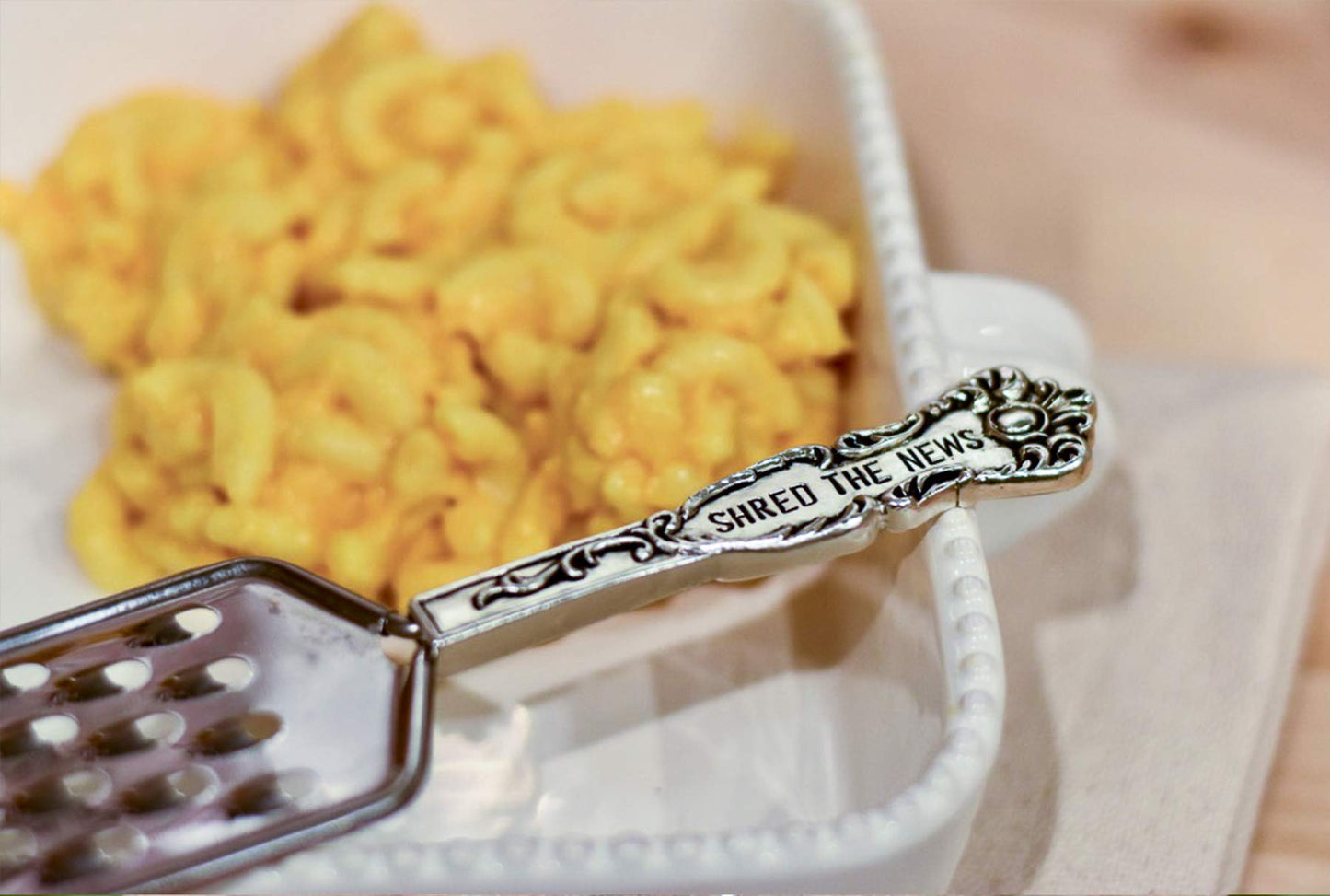 Mud Pie Macaroni and Cheese Baker and Cheese Grater Serving Set