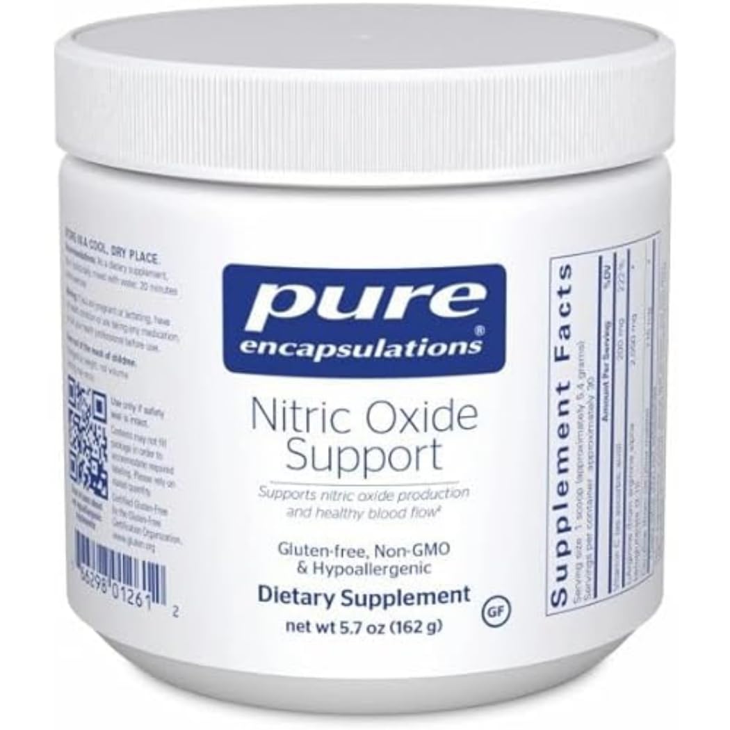 Pure Encapsulations Nitric Oxide Support - Cardiovascular Health - Antioxidant Support - Vegan & Gluten Free - 162 g Powder