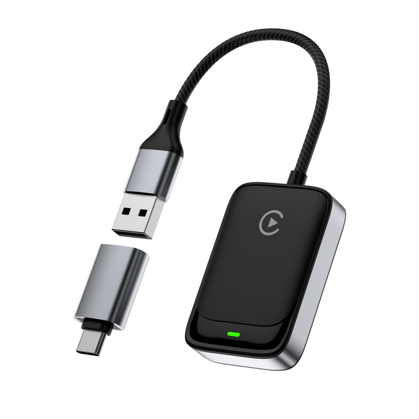 MoKo Wireless CarPlay Adapter for iPhone 2025, Converts Wired Car Play to Wireless Dongle, Plug and Play Fast Response Bluetooth CarPlay Adaptor for iPhone iOS 10+ and Cars with Built-in Car Play