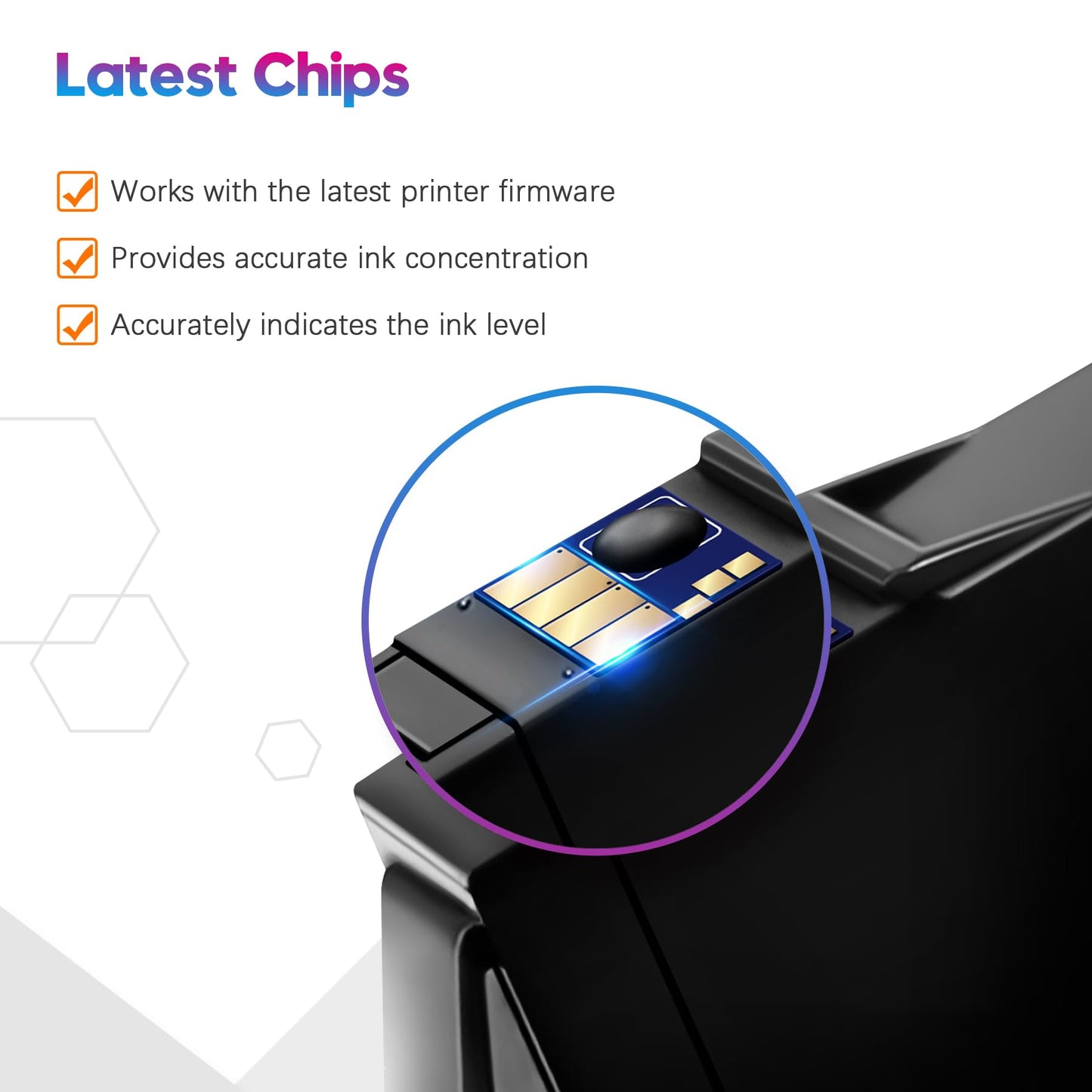 ONLYU 910XL Ink Cartridges Replacement for hp 910xl 910 Ink cartridges Combo Pack Compatible with hp 8015e Ink cartridges OfficeJet 8022e 8022 8015 8020 OfficeJet Pro 8025e 8025 8020 8020e Printers