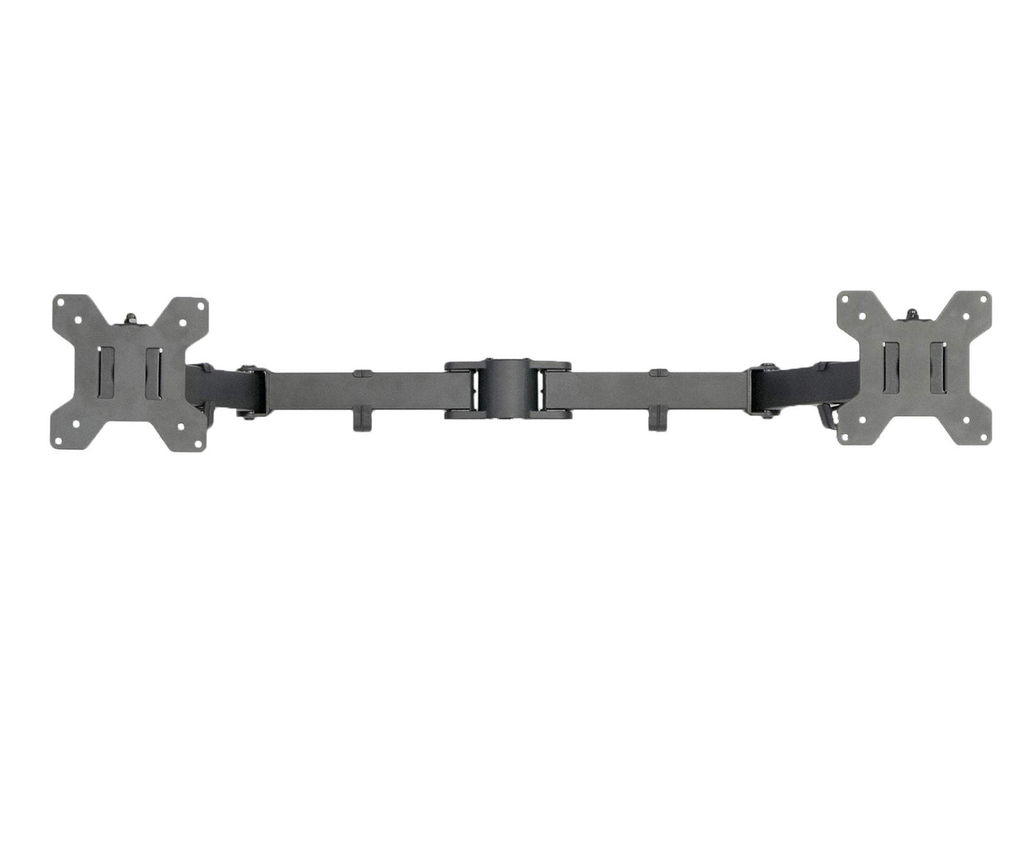 VIVO Black Fully Adjustable Dual Monitor Arm for Desk Mount Stand, Double Monitor Arm for 2 Screens up to 27 inches (PT-SD-AM02A)