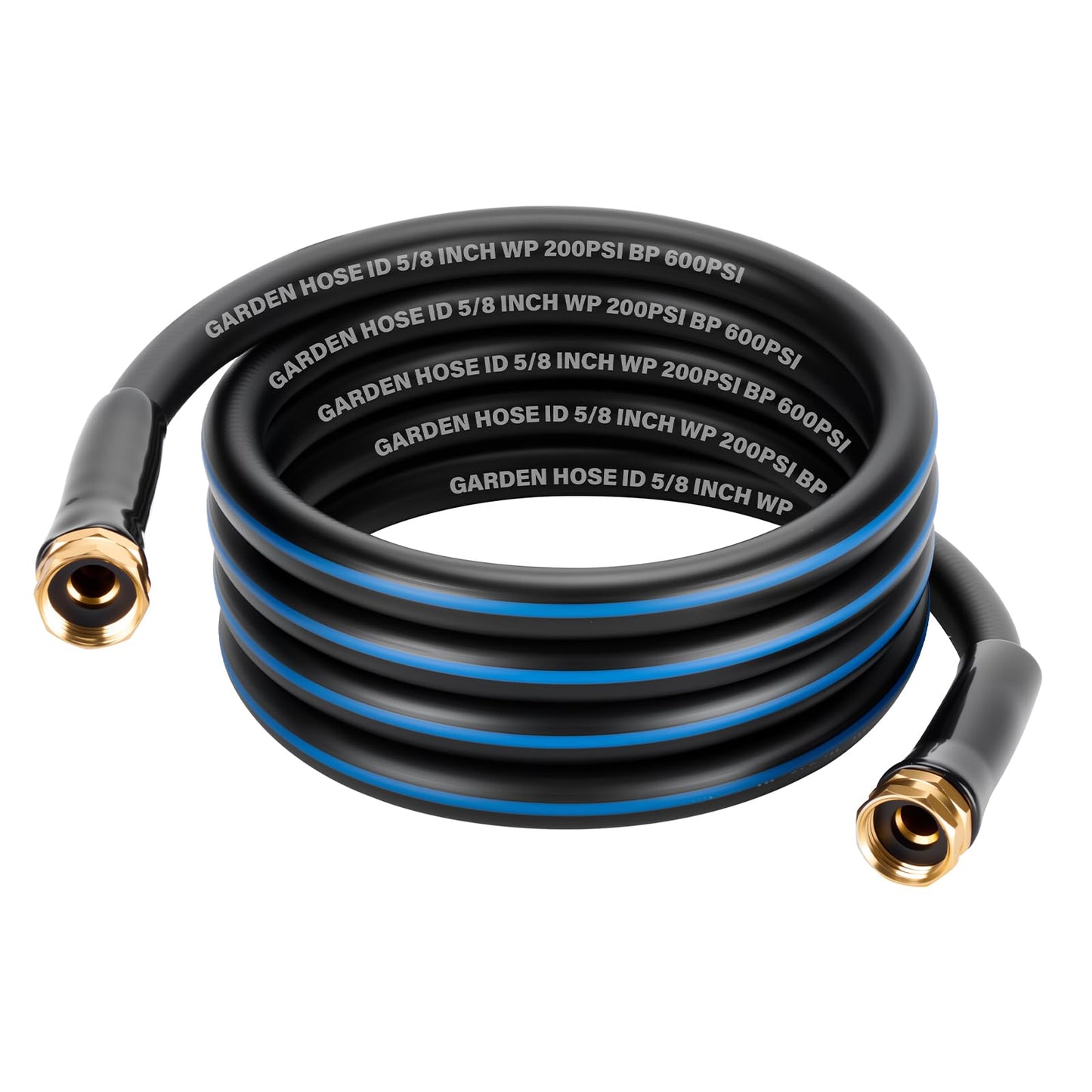 Garden Lead-in Hose 10ft X 5/8" Female to Female, 10 Feet Flexible Leader Water Hose with Swivel Handle, Heavy Duty Small Garden Water Hose for Outdoor Indoor