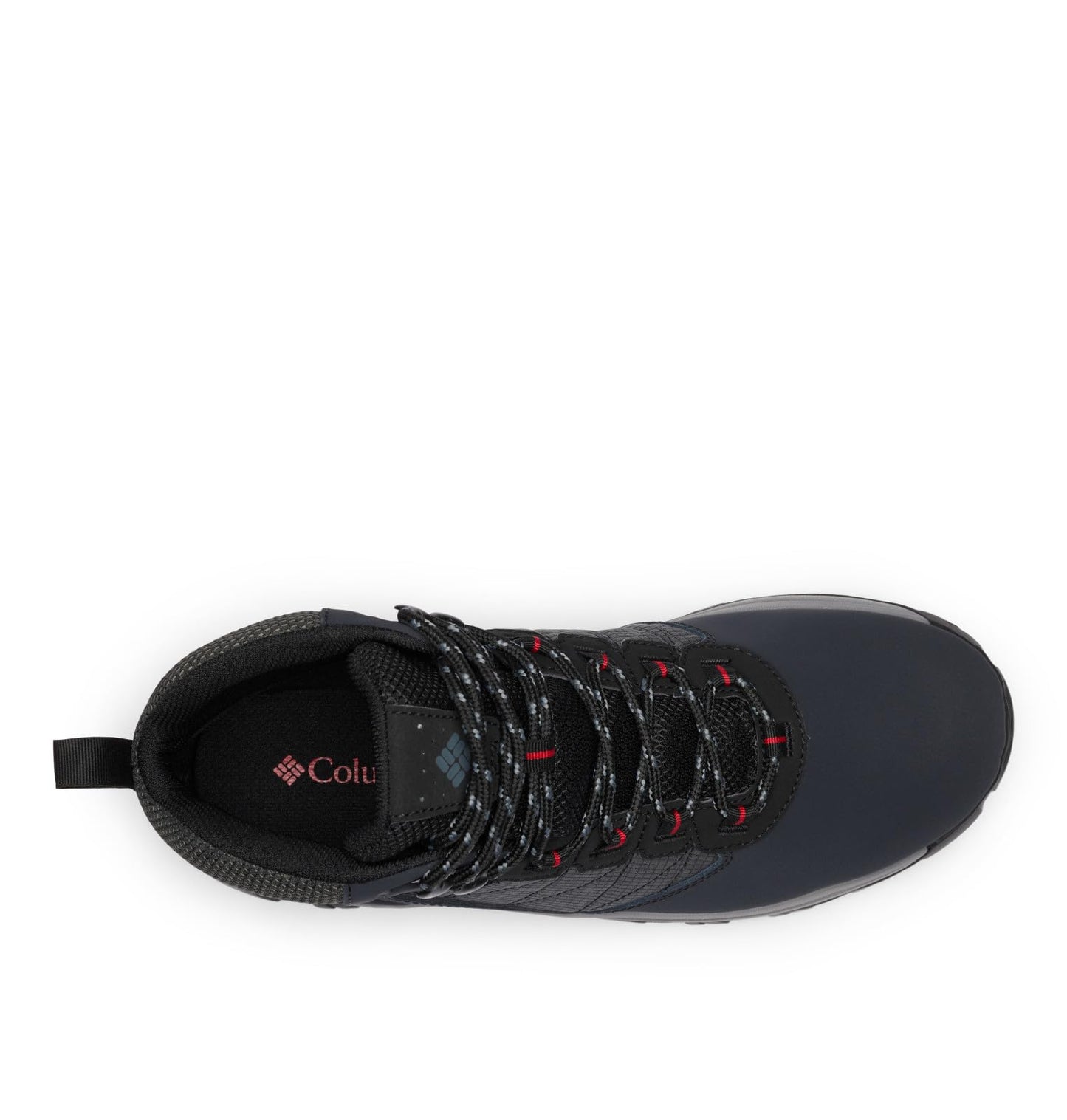 Columbia Men's Transverse Hike Waterproof, Black/Mountain Red, 15