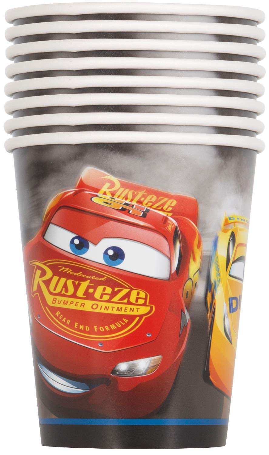 Ultimate Cars Party Bundle – Vibrant, Fun & Exciting Tableware Set for 16: Includes Dinner Plates, Napkins, Cups, Tablecloth & Candles – Perfect for Birthdays & Celebrations…