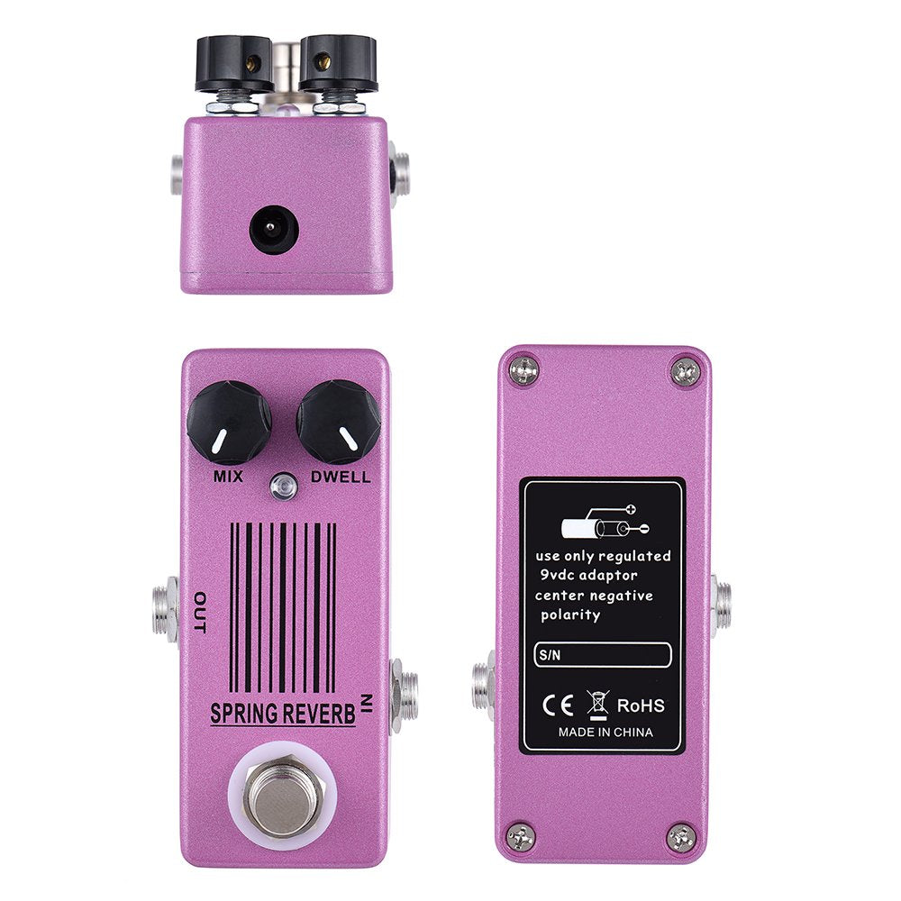 Mosky Spring Reverb Guitar Mini Effect Pedal