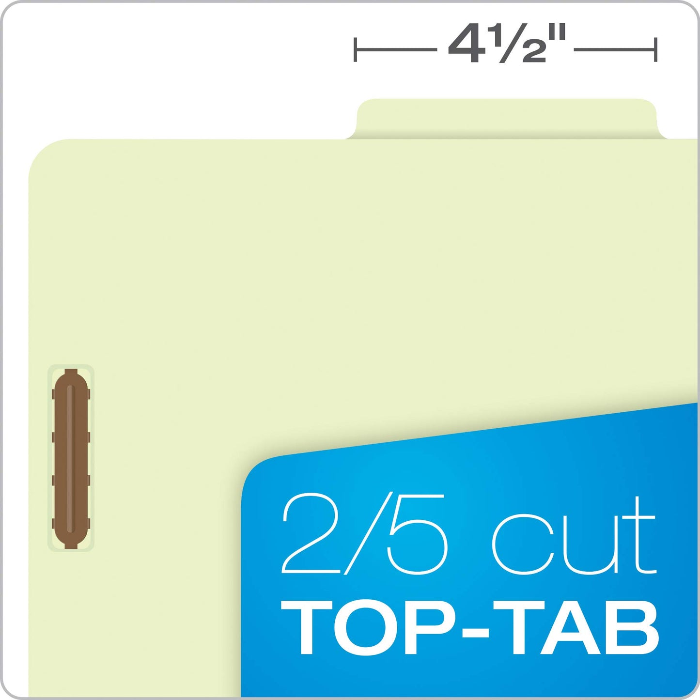 Pendaflex 17173 Pendaflex Pressboard Classification Folders, Letter, 6-Section, Green, 10/Box