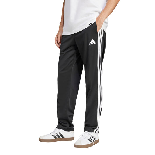 adidas Men's 3-Stripes Tricot Opem Hem Track Pants, Black, XX-Large