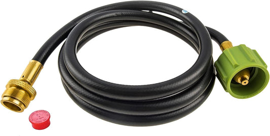 BBQ Future 6-Feet Black Rubber Adapter Hose for Weber Q Series & Go-Anywhere Grills, 1-Pack