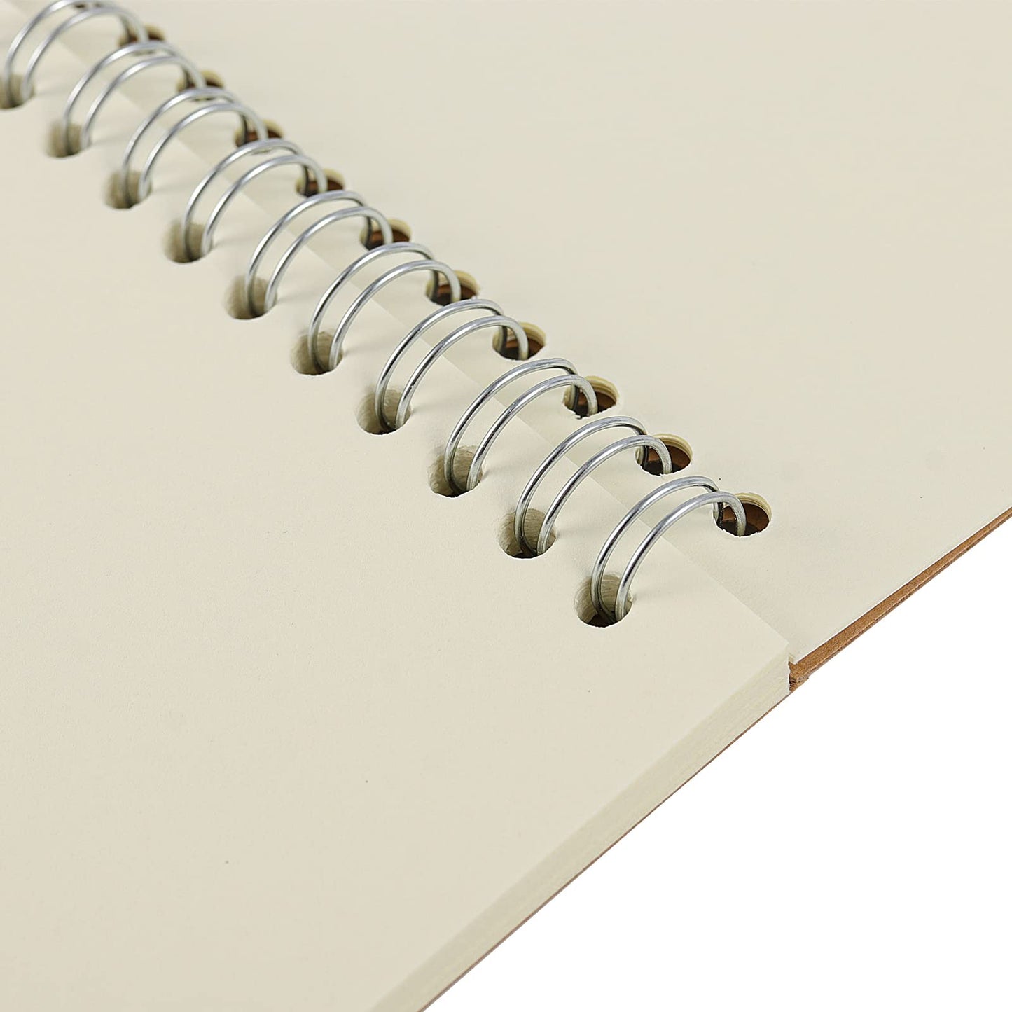 JOIKIT 30 Pack A6 Spiral Sketch Book, 4x6 Inch Spiral Bound Drawing Pad, Small Blank Steno Pads Kraft Cover Spiral Notebook for Sketching, Doodling, Painting, 60 Sheets/120 Pages, Brown