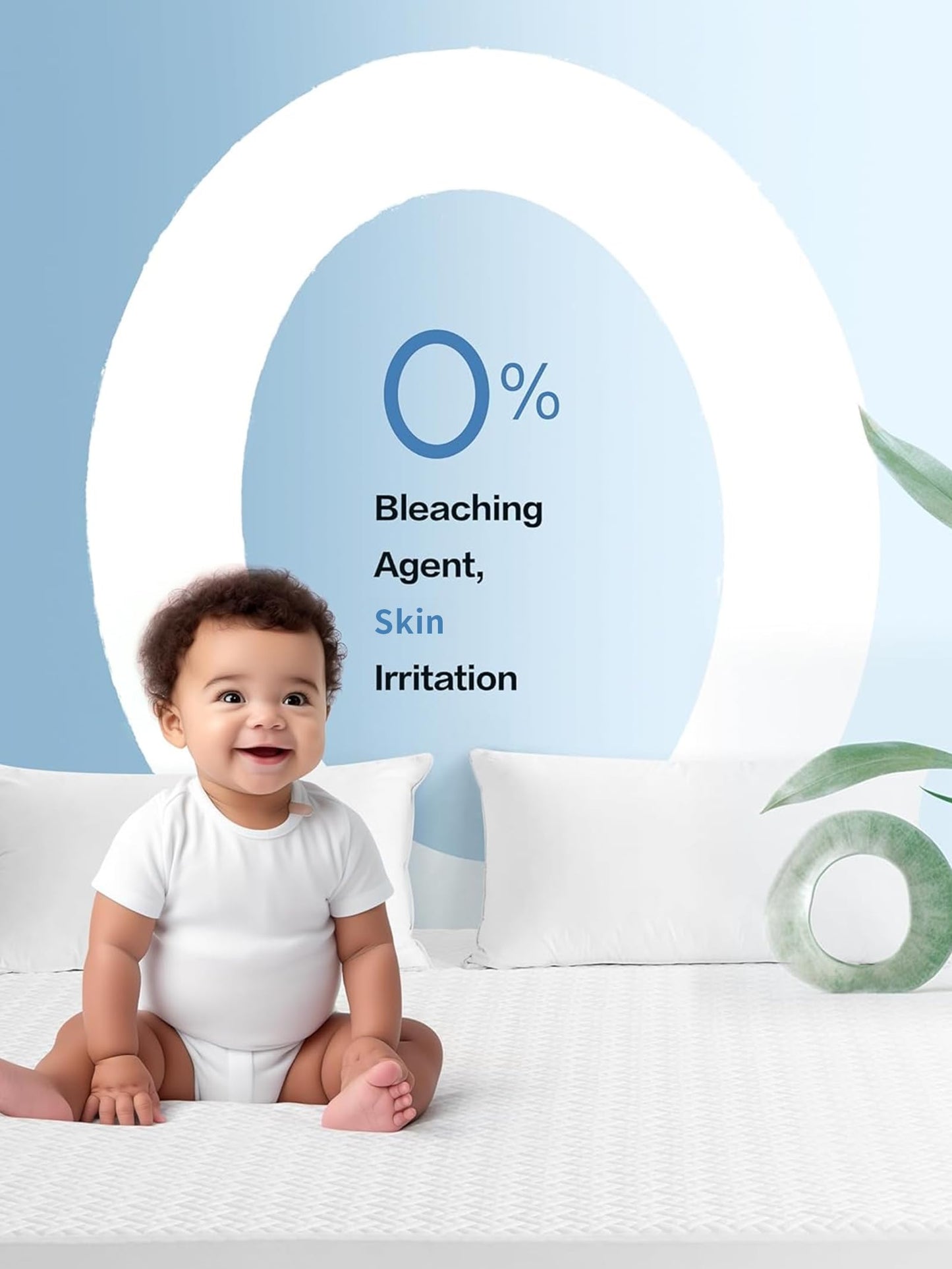 100% Waterproof Mattress Protector King Size, Premium Viscose from Bamboo Mattress Pad Ultra Soft Breathable, Noiseless Mattress Cover Fitted 8"-21" Deep Pocket