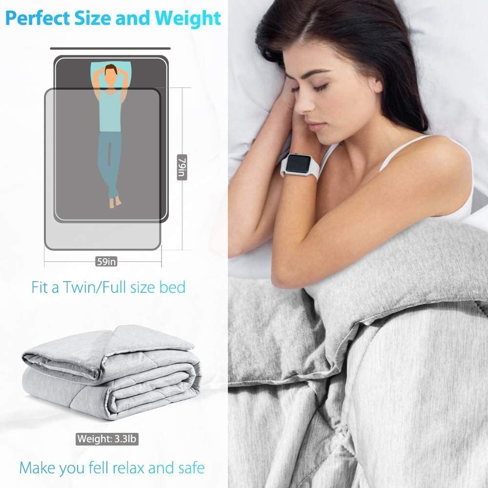 Cooling Comforter,Luxear Double Sided Cooling Quilted Blanket Q-Max>0.55 Machine Washable, Bed Blanket Comforter Lightweight Breathable,Summer Comforter Double for Hot Sleepers (Full,79”X 86”, Gray)