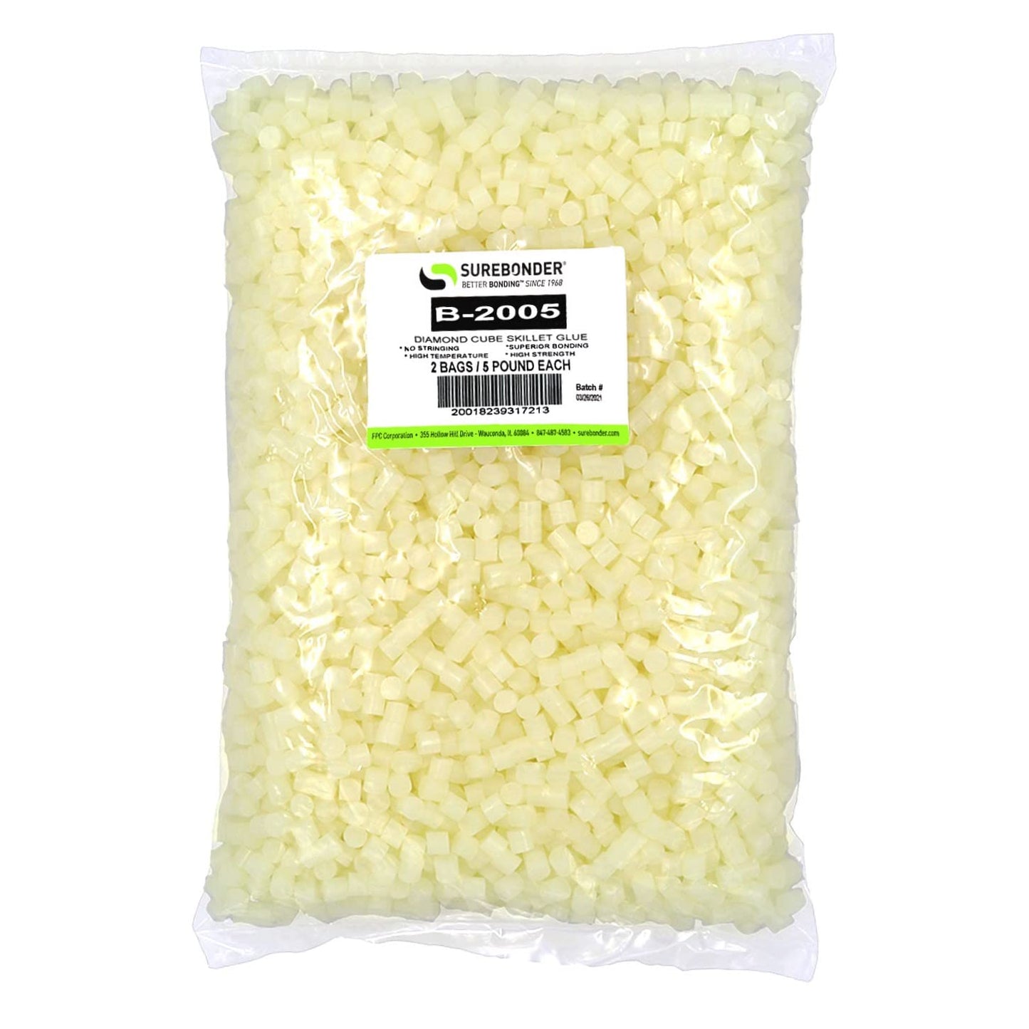 Surebonder B-2005 Skillet Stik Bag Hot Melt Glue, 5 lb.