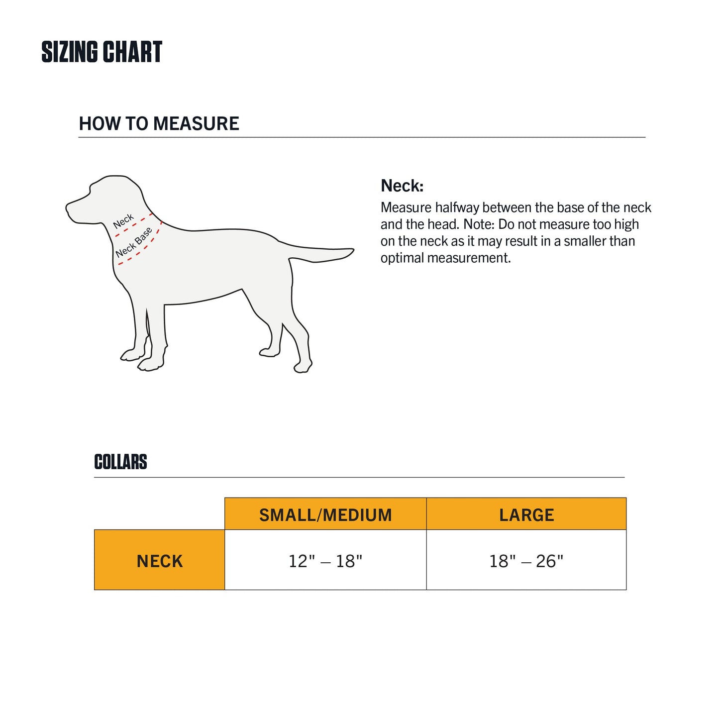 Carhartt Fully Adjustable Nylon Webbing Collars for Dogs, Reflective Stitching for Visibility, Hunter Orange (Nylon Webbing), Large