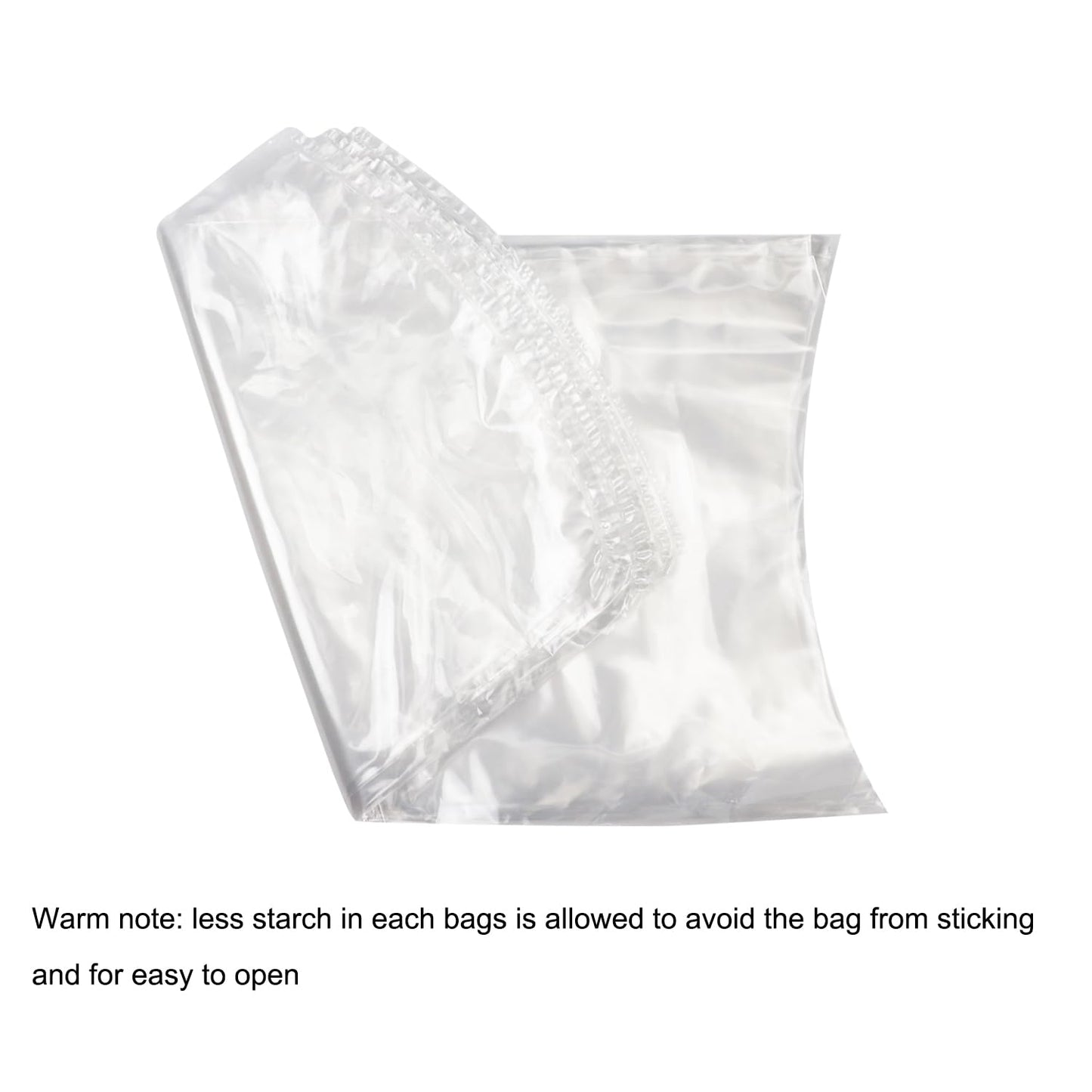 Turkey Shrink Bags,50 Pcs 14x23 Inches Clear Poultry Shrink Bags Freezer with 50 Zip Ties and a Silicone Straw for Chickens,Turkey,Rabbits