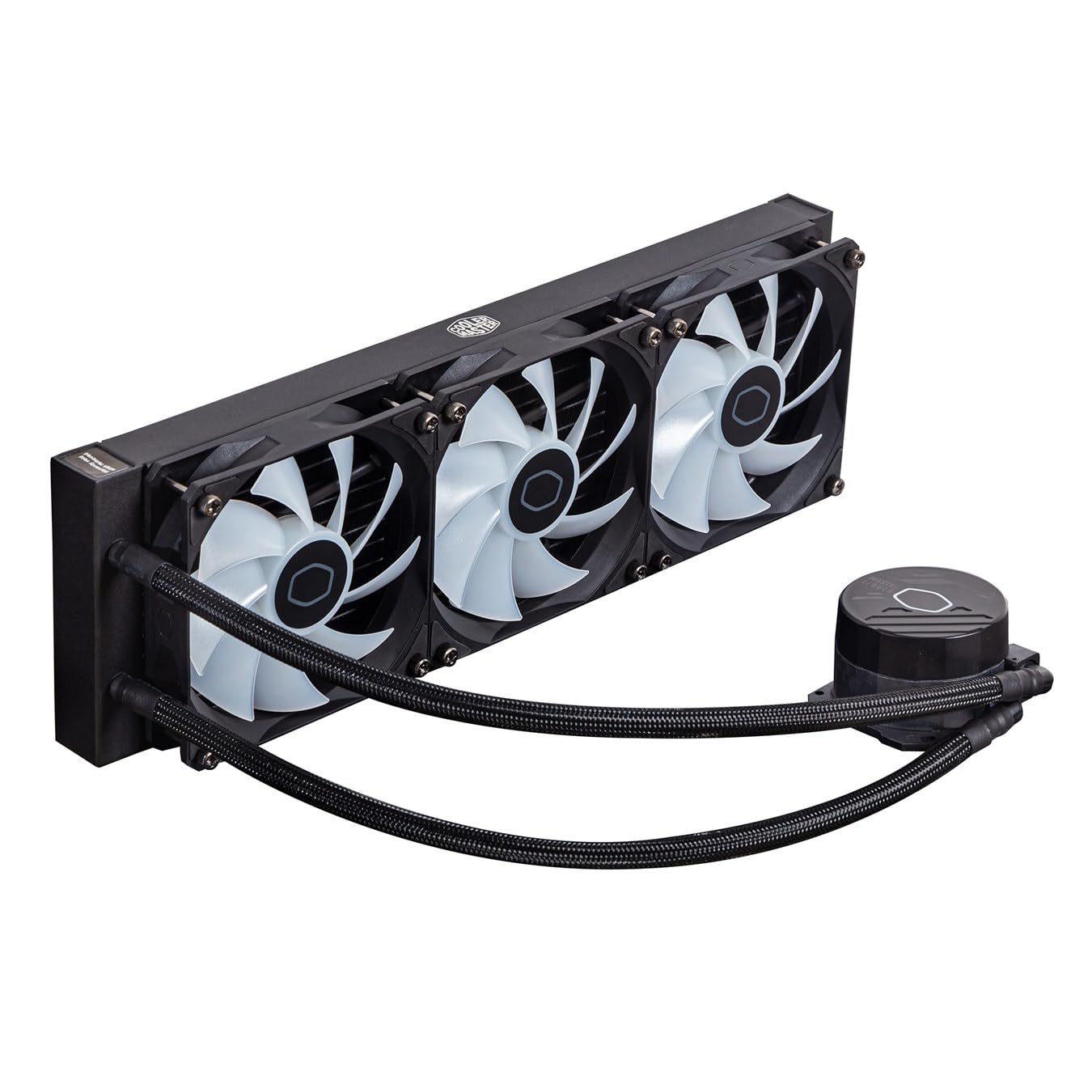 Cooler Master MasterLiquid 360L Core ARGB CPU Liquid Cooler - Dual Chamber Gen S Pump, Superior Radiator and 120 mm ARGB Fans, LGA 1700 and AM5 Brackets - Black