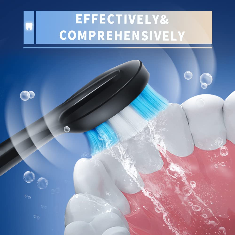 3 in 1 Electric Toothbrush With Water Flosser Combo - 4 Modes for Adults, Portable for Travel and Home