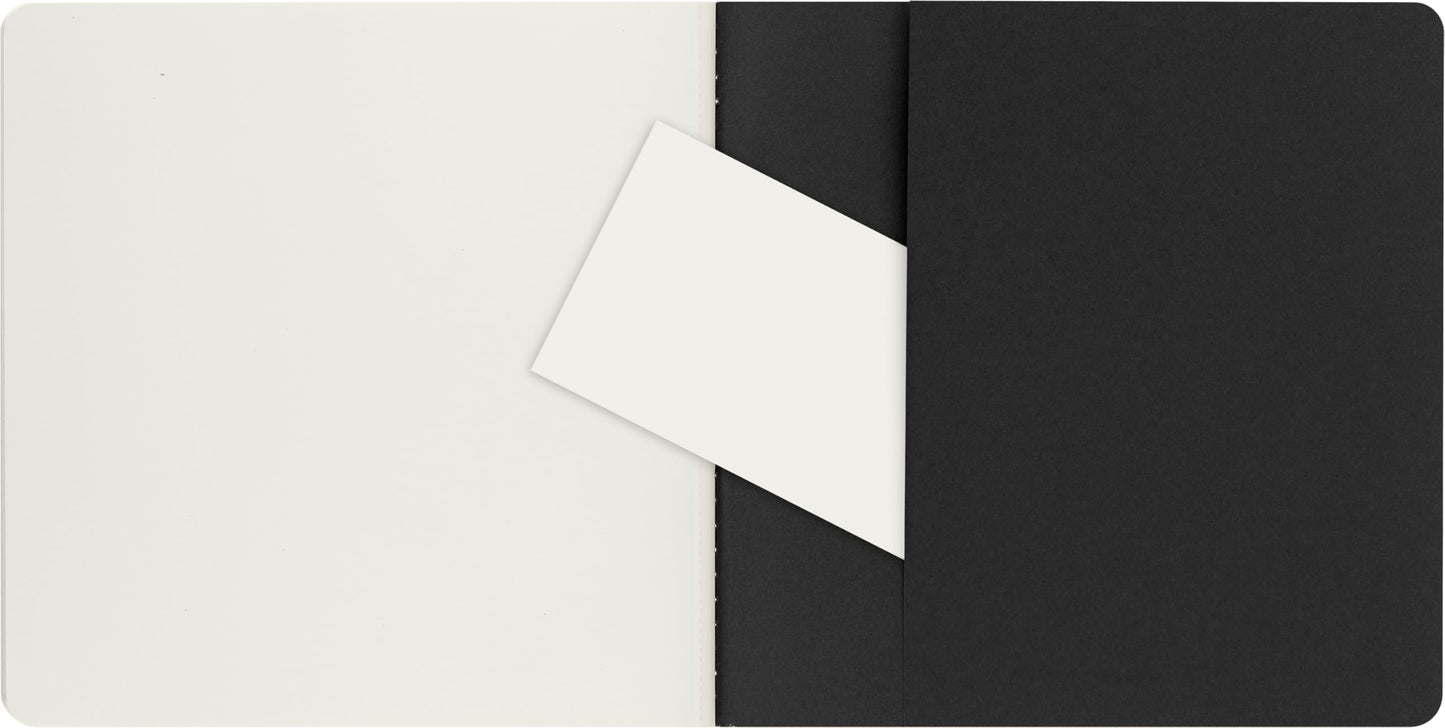 Moleskine Art Sketch Album, Hard Cover, Square (7.5" x 7.5") Plain/Blank, Black, 88 Pages