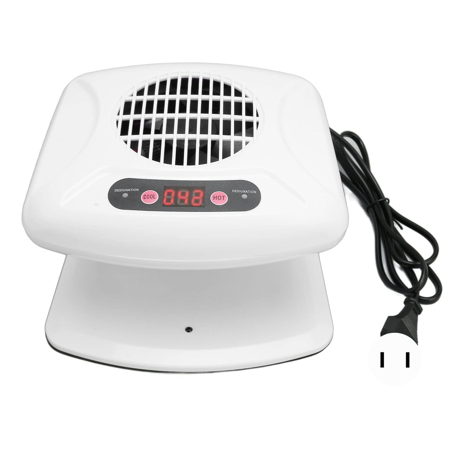 Brrnoo 300W Air Nail Dryer with Automatic Sensor,Timing Air Nail Fan Blow Dryer for Both Hands and Feet, Warm & Cool Wind Blower Dryer for Nail Polish Home Salon