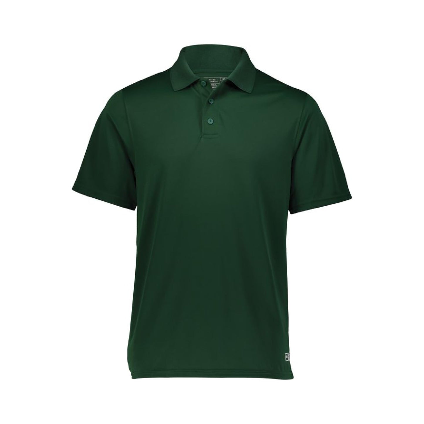 Russell Athletic Men's Dri-Power Performance Golf Polo, Dark Green, XL