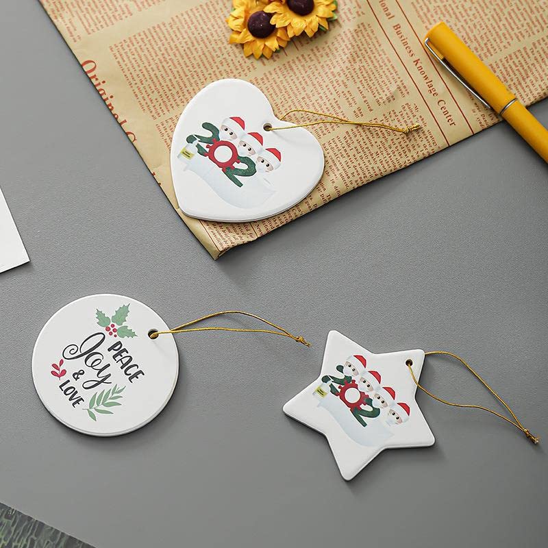 48 Pcs Ceramic Tile for Crafts Coasters, 4 Inch Unglazed Round Ceramic Coasters with 24 Pcs Cork Backing Pads, Blank Drink Cup Mat for DIY Arts Craft Project Coasters