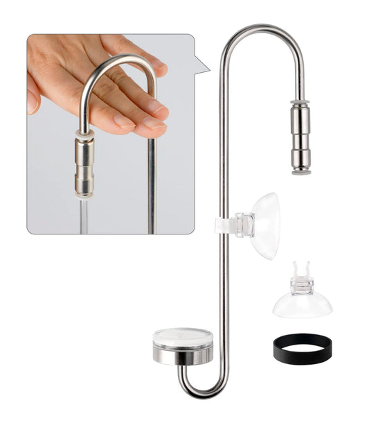 Clscea Aquarium Stainless Steel CO2 Diffuser Widen Hook, DCW300-40