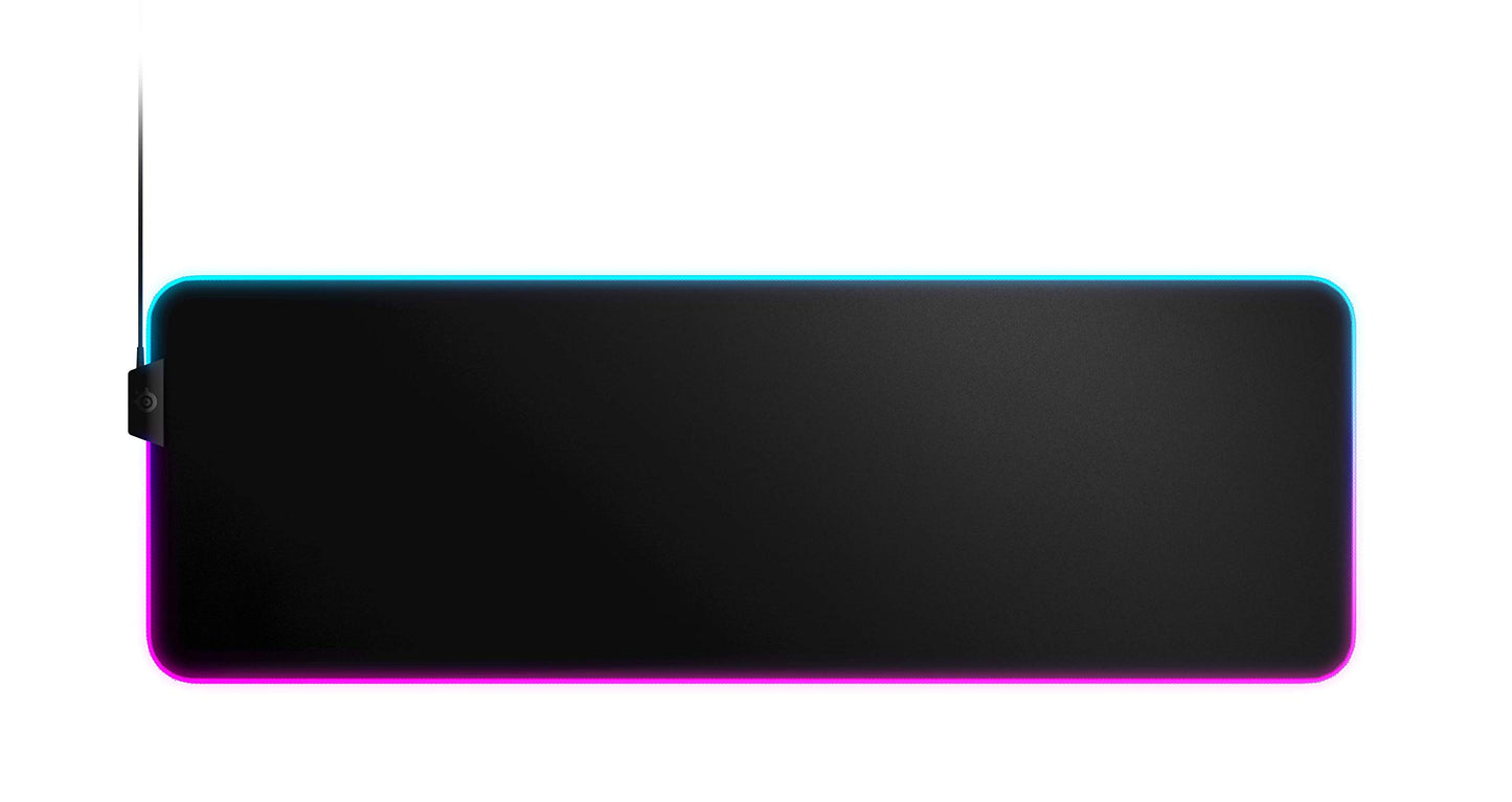 SteelSeries QcK Gaming Surface - XL RGB Prism Cloth- Mouse Pad of All Time -Sized to Cover Desks/CA: SteelSeries QcK-XL RGB Prism Cloth-Sized to Cover Desks-Optimized For Gaming Sensors
