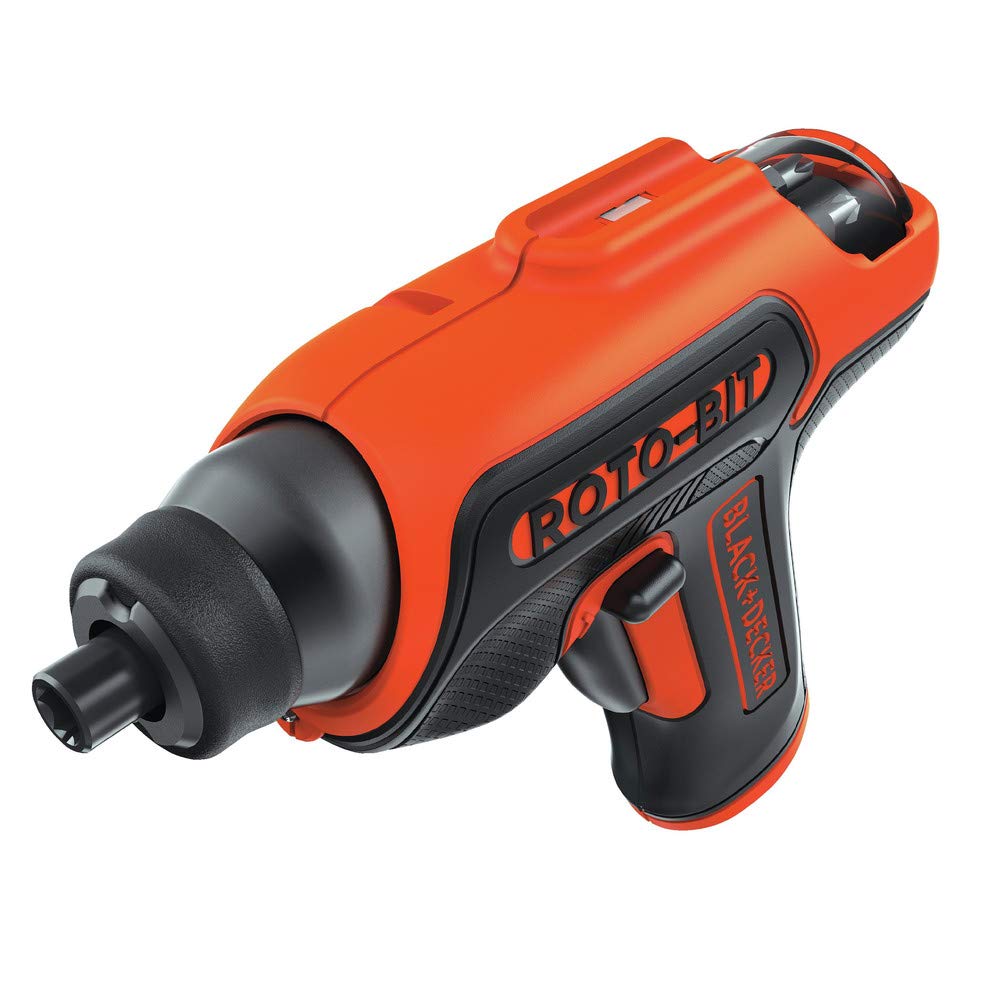 BLACK+DECKER 4V MAX Cordless Screwdriver with Bit Storage (BDCS50C) , Orange