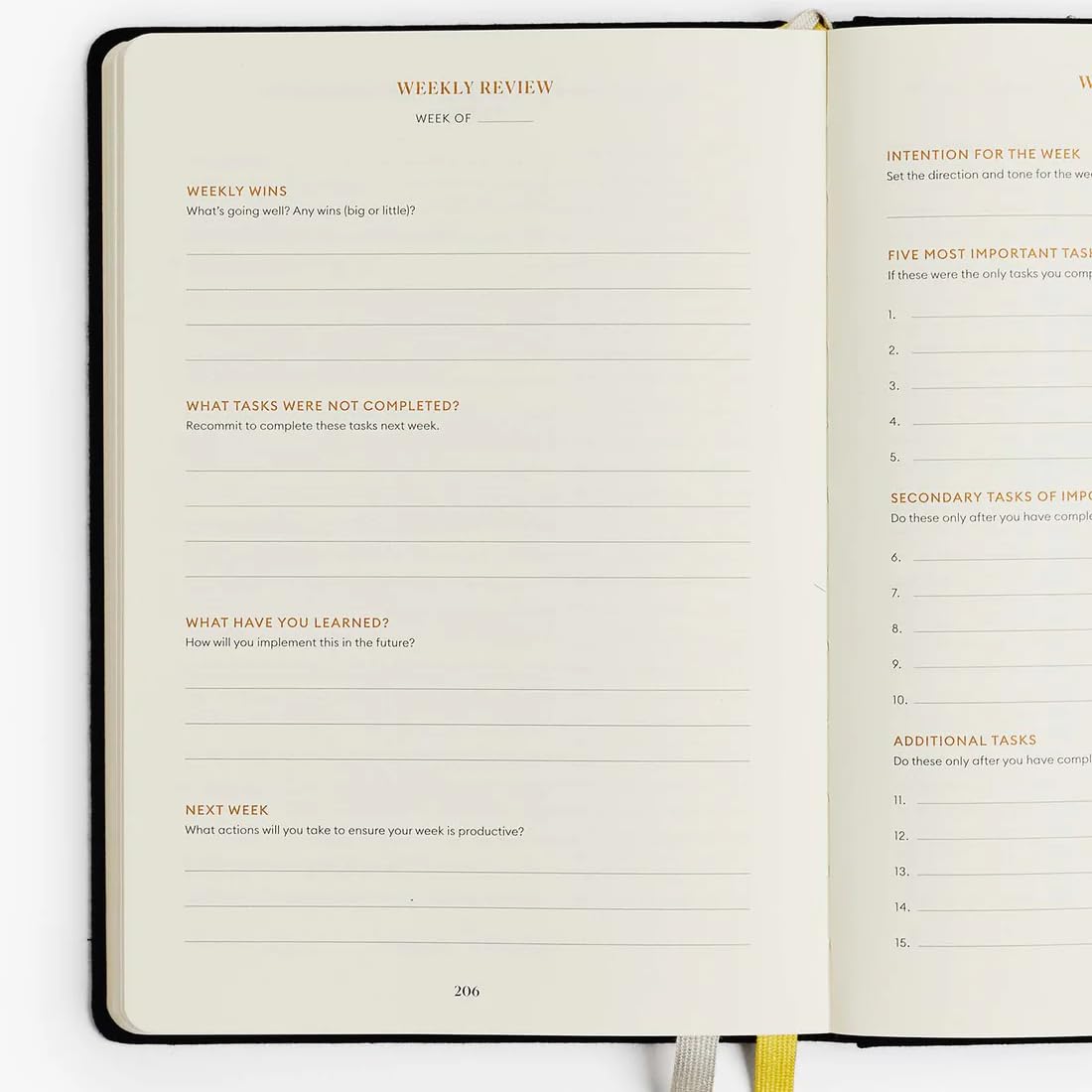 Intelligent Change - 3-Month Productivity Planner, Productivity Tools for Time-Management and Mindfulness, Tear-Out To-Do List, A5 Undated Quarterly Planner, Black