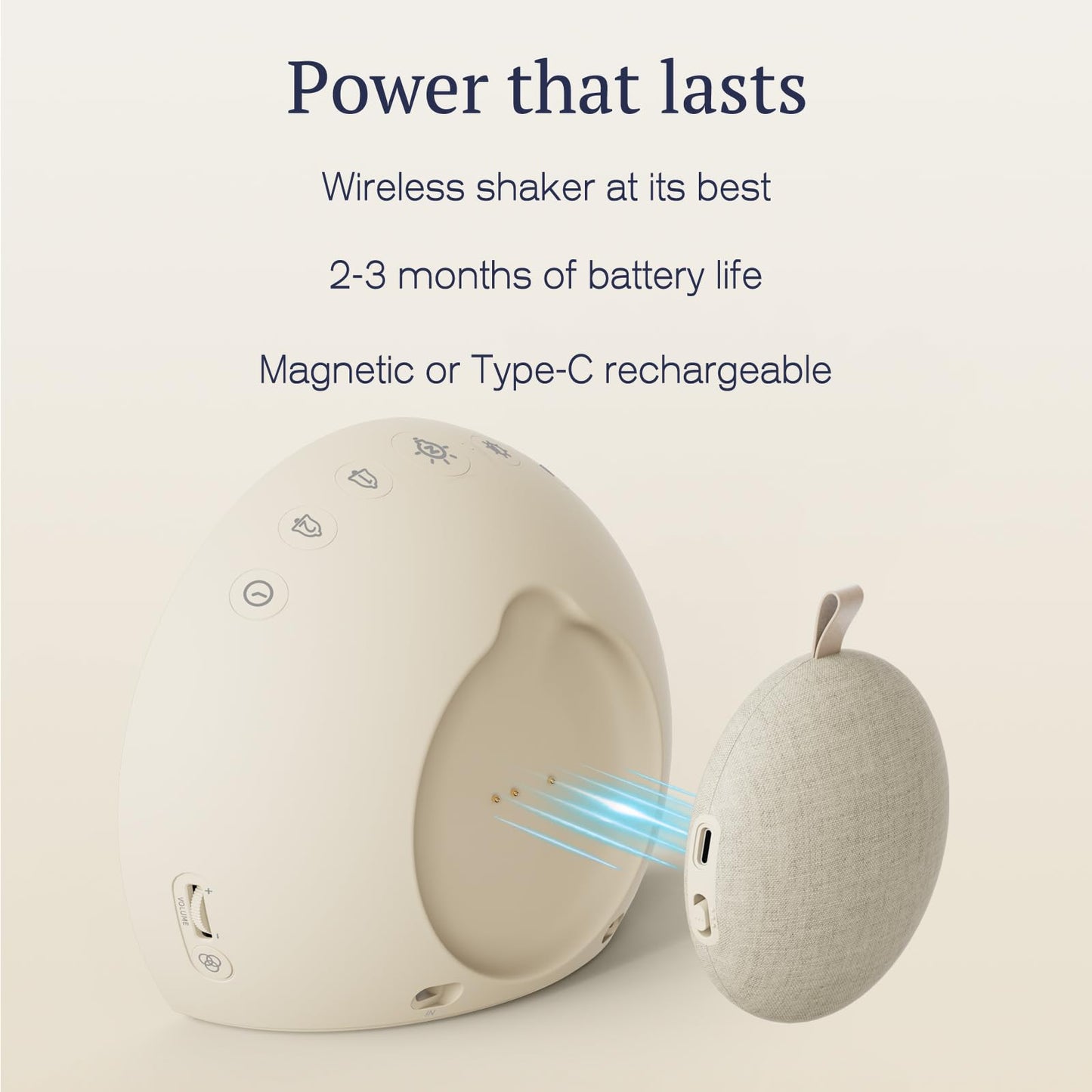 ANJANK Loud Alarm Clock with Wireless Bed Shaker, Vibrating Dual Alarm with Light Wake Up for Heavy Sleepers & Hearing Impaired, 9-Color Night Light, 8 Sounds, 0-100% Dimmer, USB Charger, Bedroom