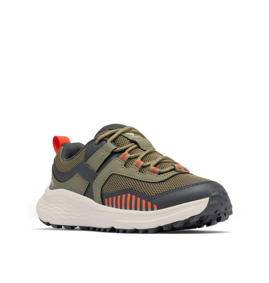 Columbia Youth Unisex Konos Low, Stone Green/Red Quartz, 2