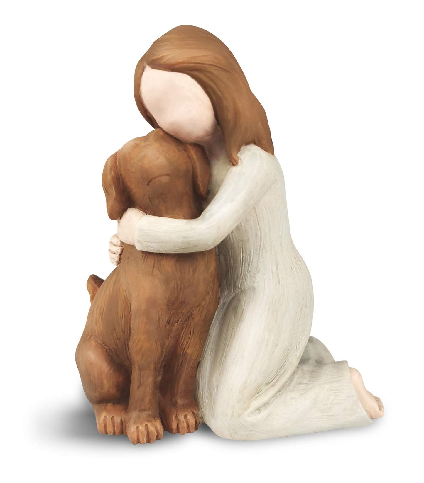 Hensonever Angel Figurines - Angel of Friendship Memorial Gifts for Dog Lovers