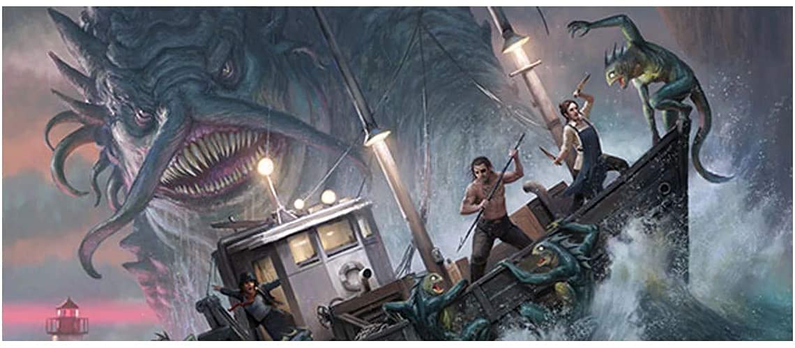 Arkham Horror Third Edition: Under Dark Waves – A Board Game Expansion by Fantasy Flight Games – Board Games for Family 120-180 Mins of Gameplay – for Teens and Adults Ages 14+ - English Version