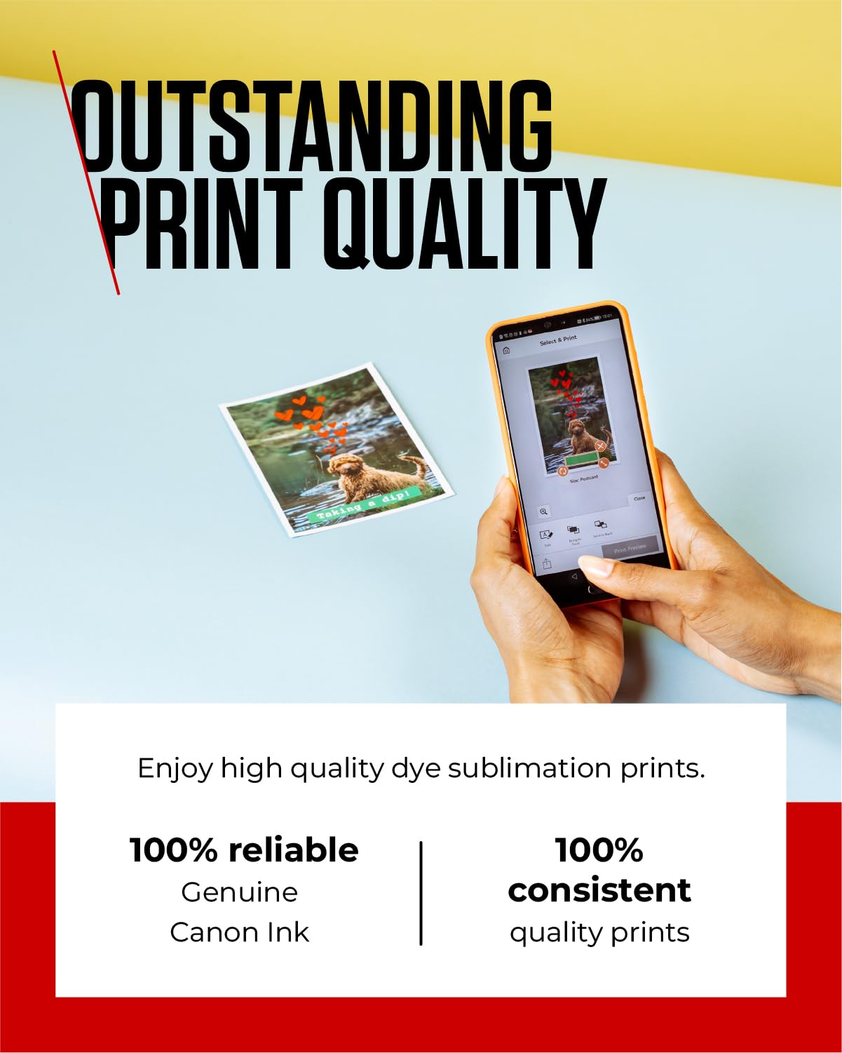 Canon RP-108 Ink/Paper Set Postcard Size - 108 Prints