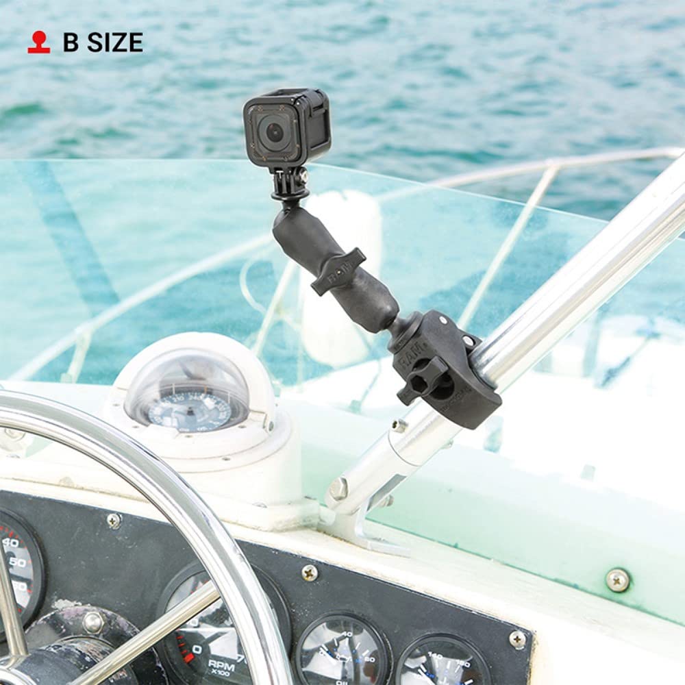 RAM Mounts (RAP-B-400U) Small Tough-Claw with 1" Diameter Rubber Ball